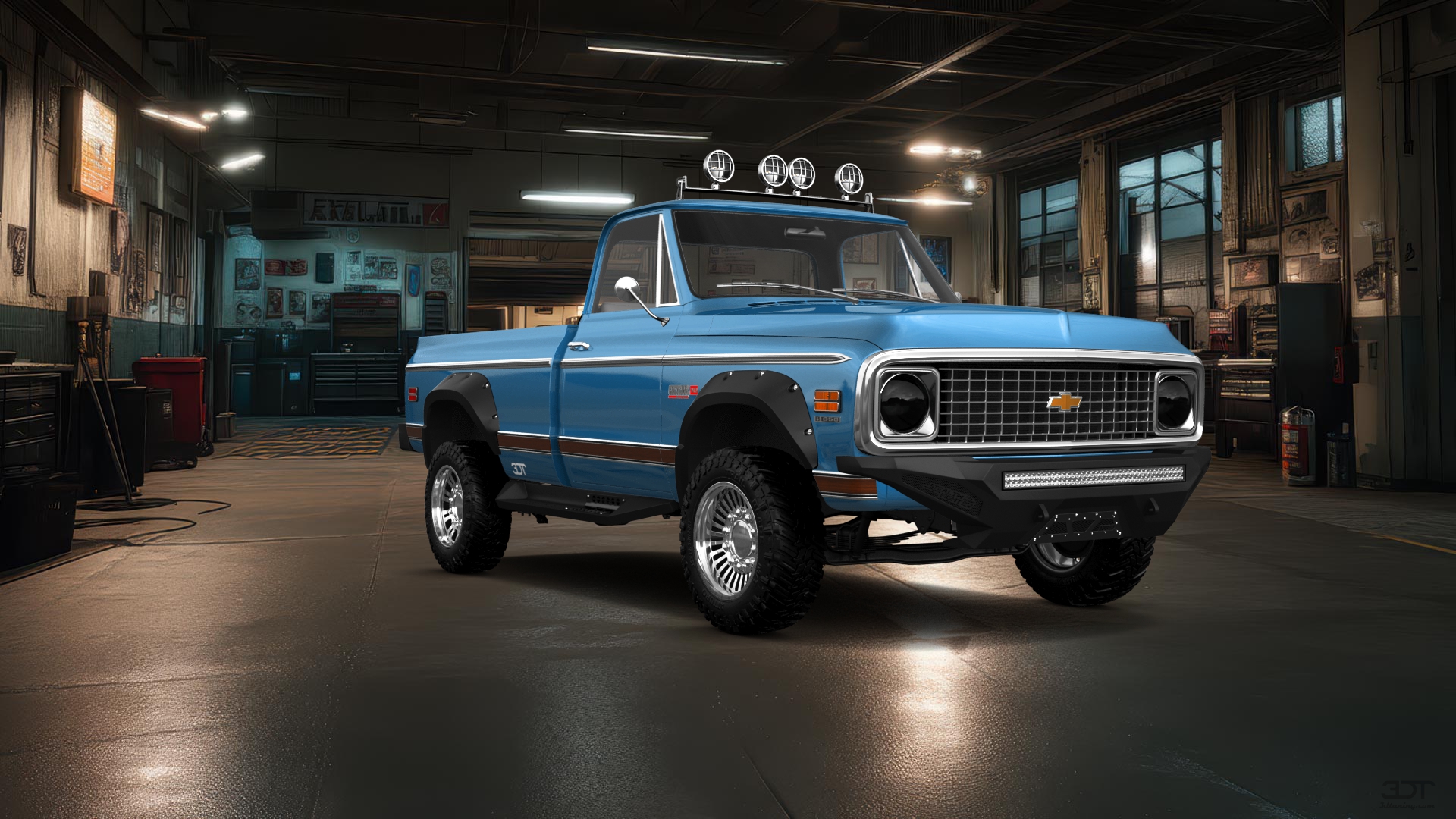 Chevrolet C-10 Cheyenne 2 Door pickup truck 1972 tuning