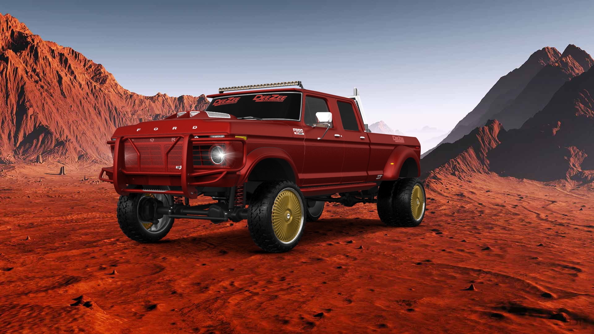 Ford F-350 Dually 4 Door pickup truck 1973