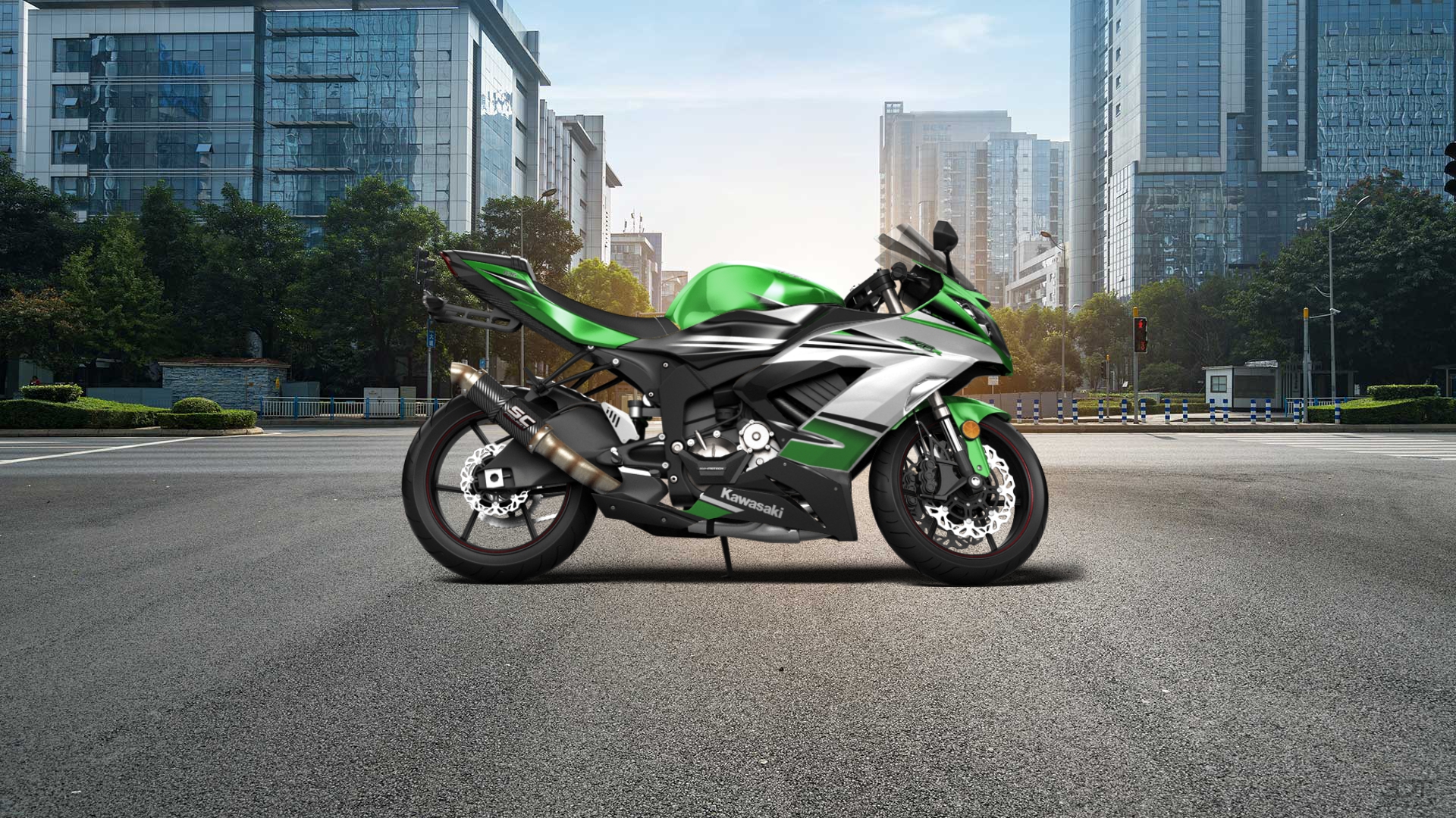 Kawasaki Ninja ZX 6R Sport Bike 2015