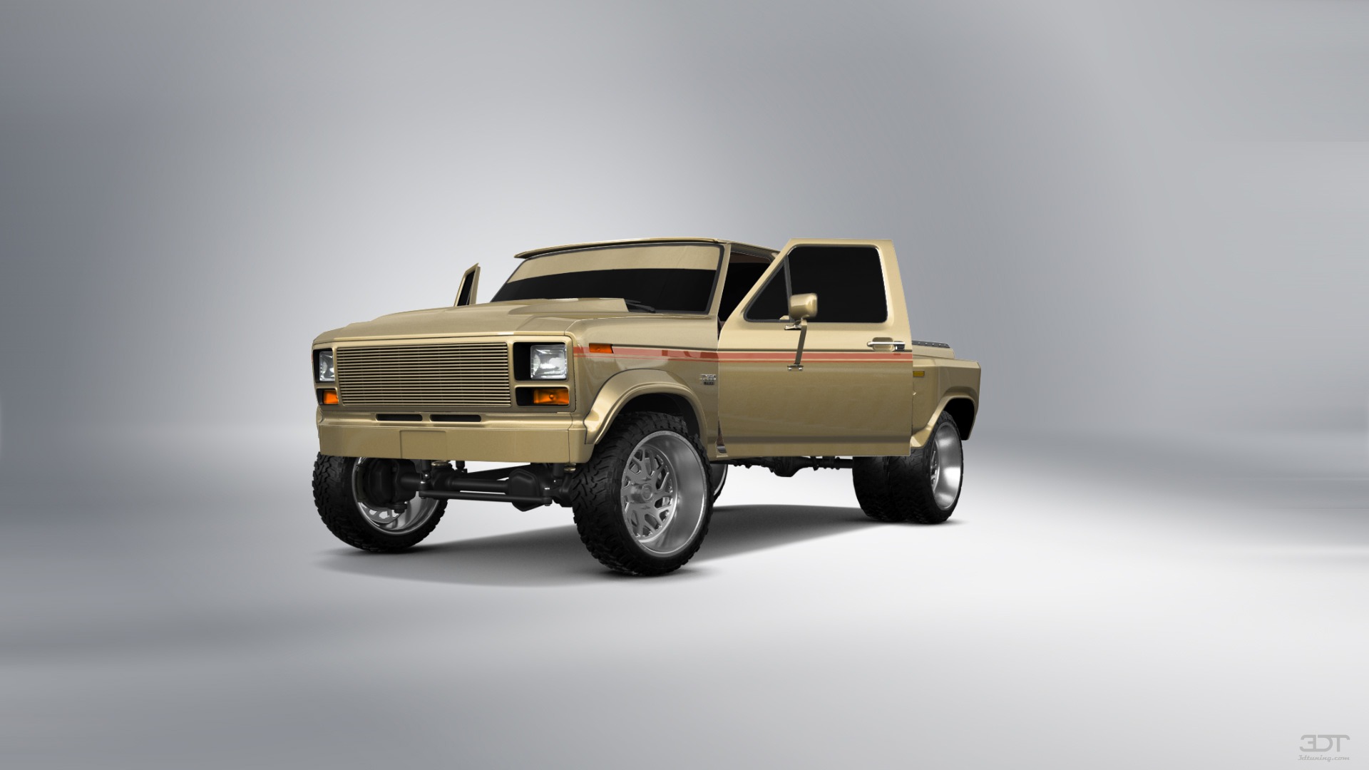 Ford F-350 Dually Regular Cab 2 Door pickup truck 1980 tuning