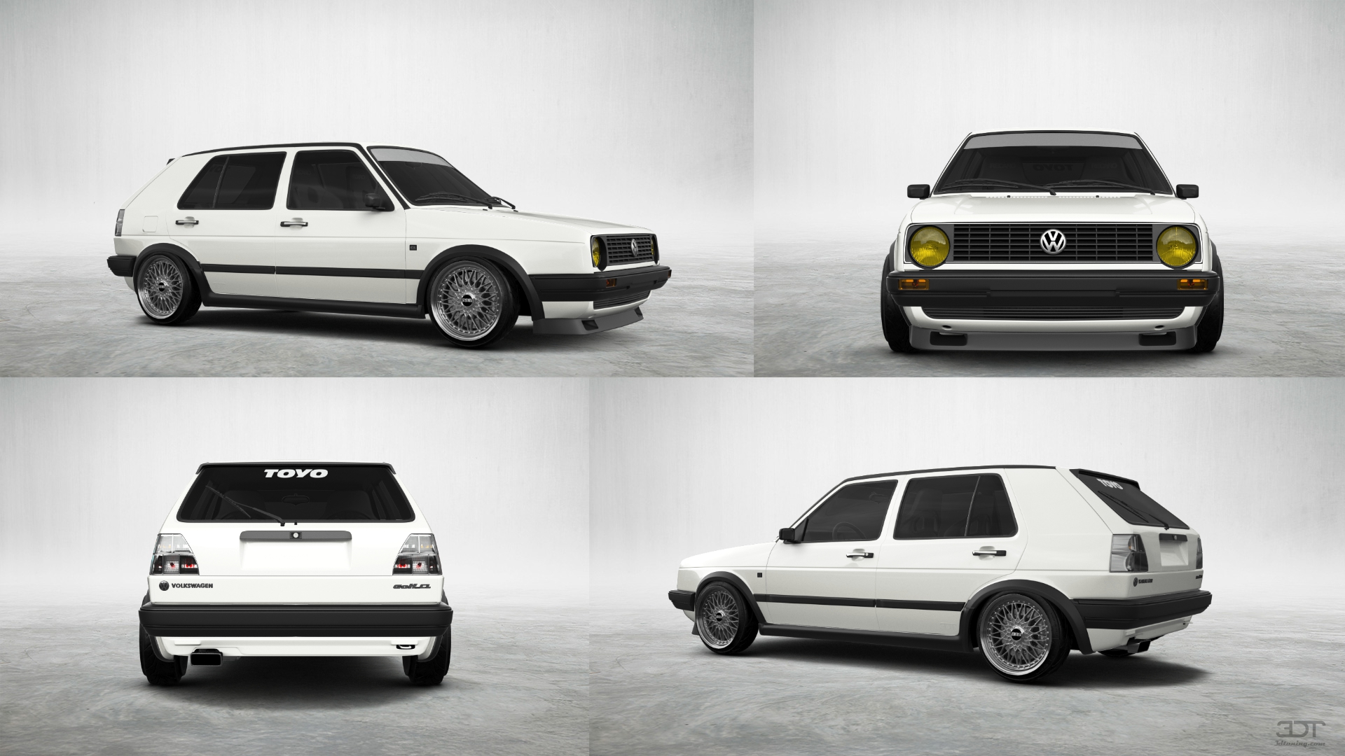 Volkswagen Golf Mk2 5 Door Hatchback 1983 tuning