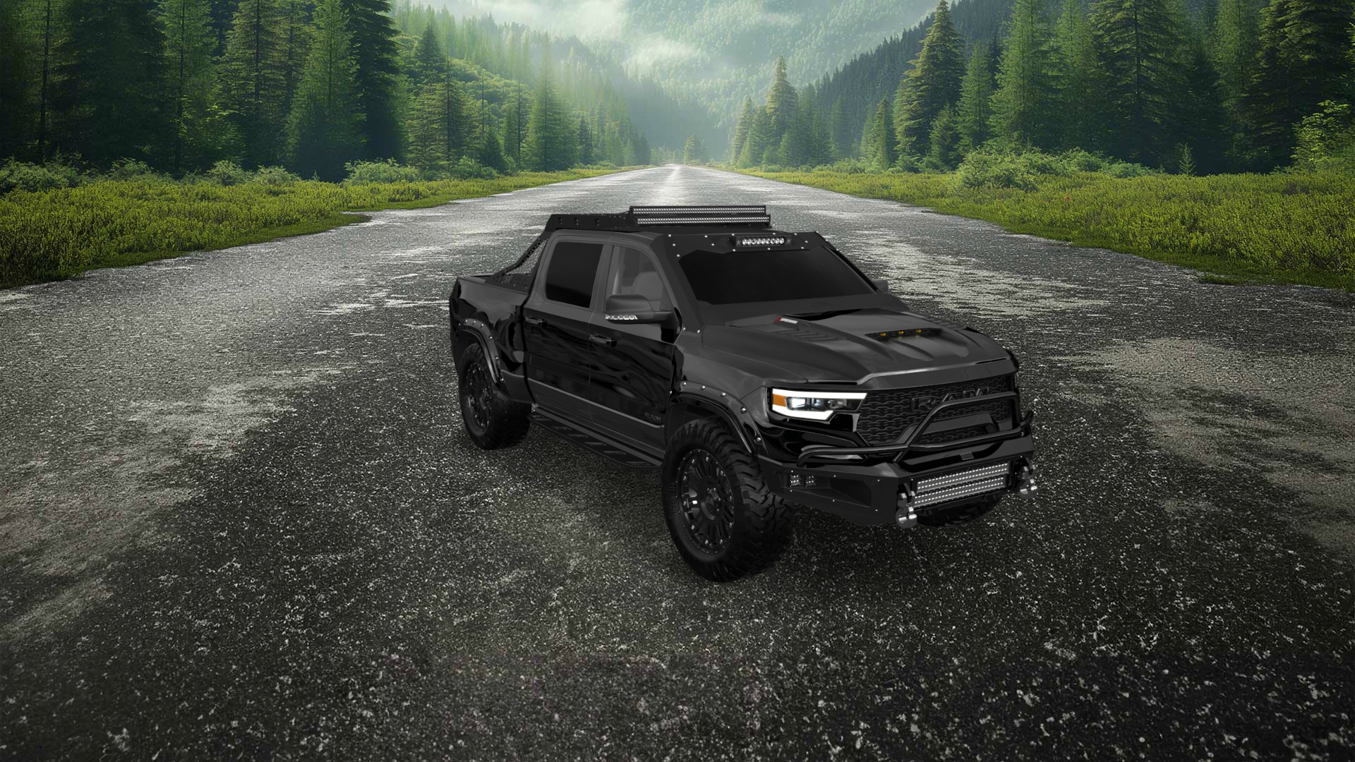 Dodge Ram 1500 TRX 4 Door pickup truck 2021