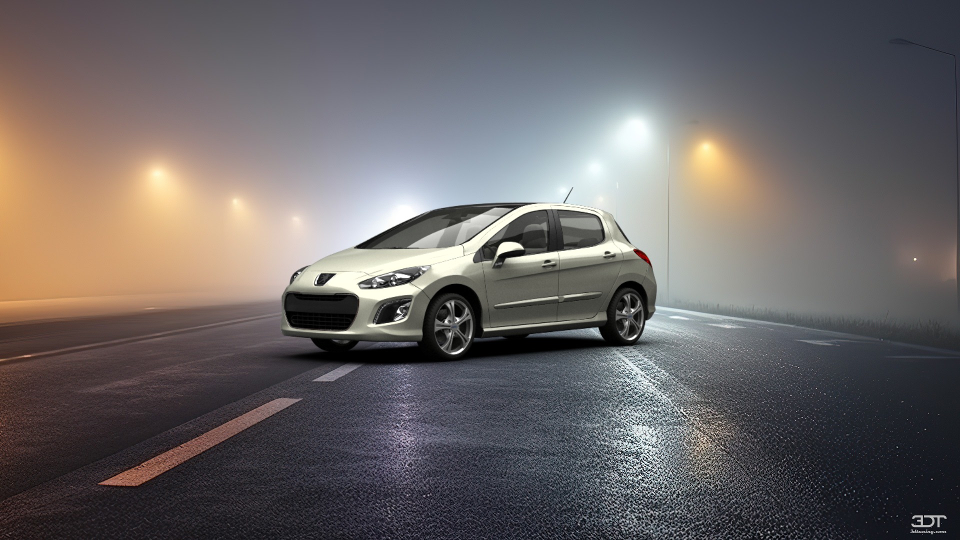 Peugeot 308 5 Door Hatchback 2012 Images