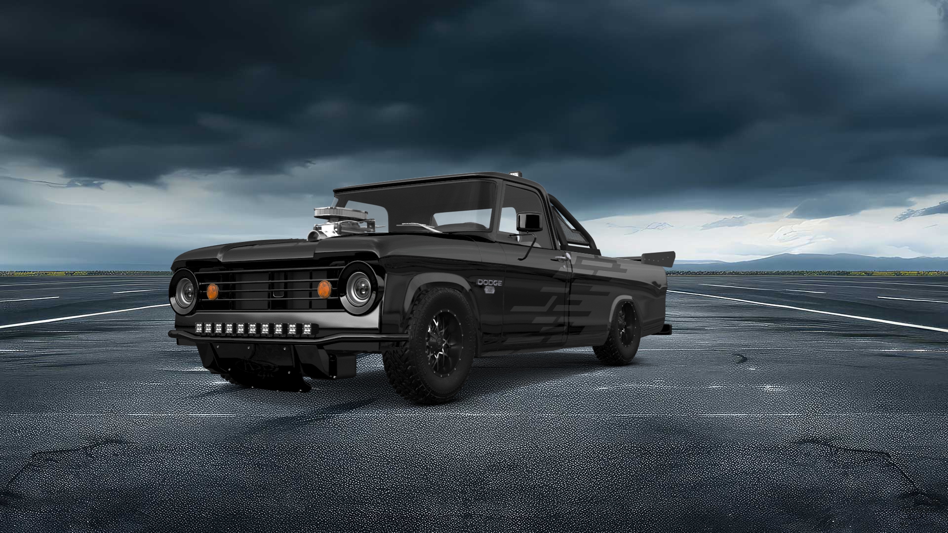 Dodge Power Wagon W200 2 Door pickup truck 1966 Images