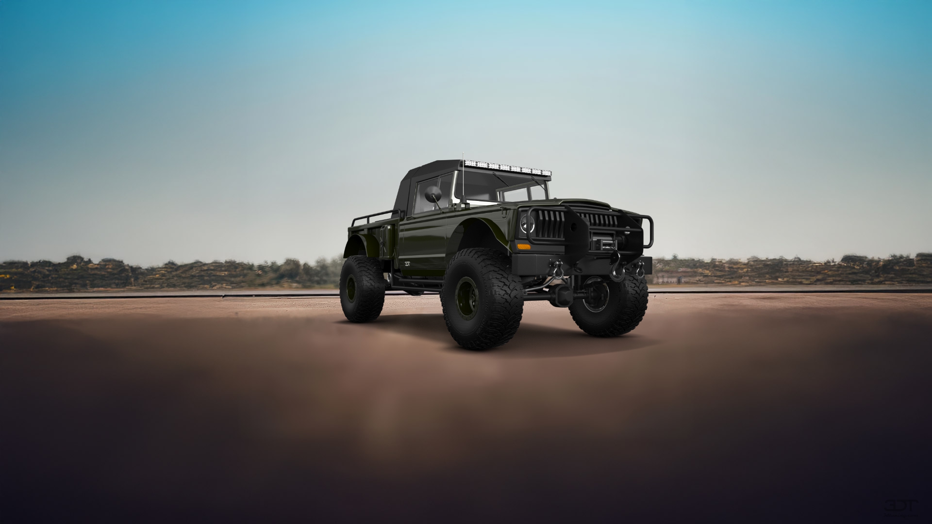Jeep Kaiser M715 2 Door pickup truck 1968 tuning