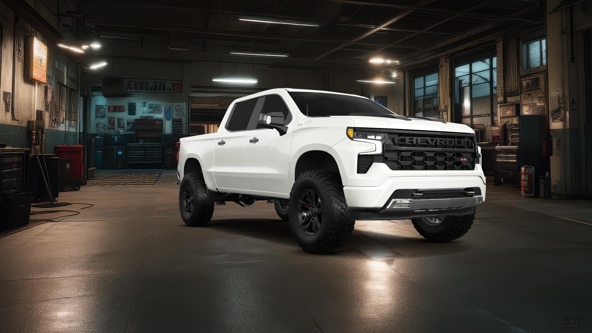 Chevrolet Silverado 1500 Crew Cab 5.8 ft box 4 Door pickup truck 2023 tuning