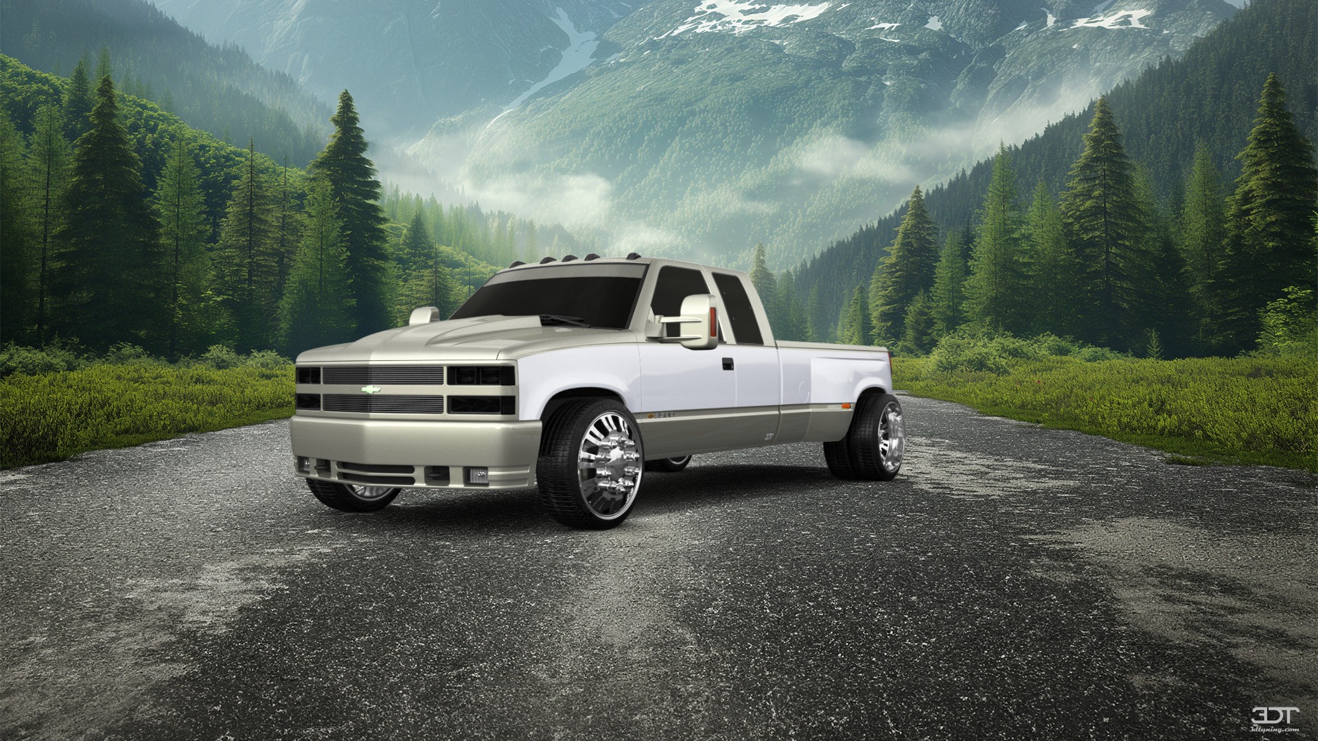 Chevrolet K3500 Extended Cab Pickup Truck 1988