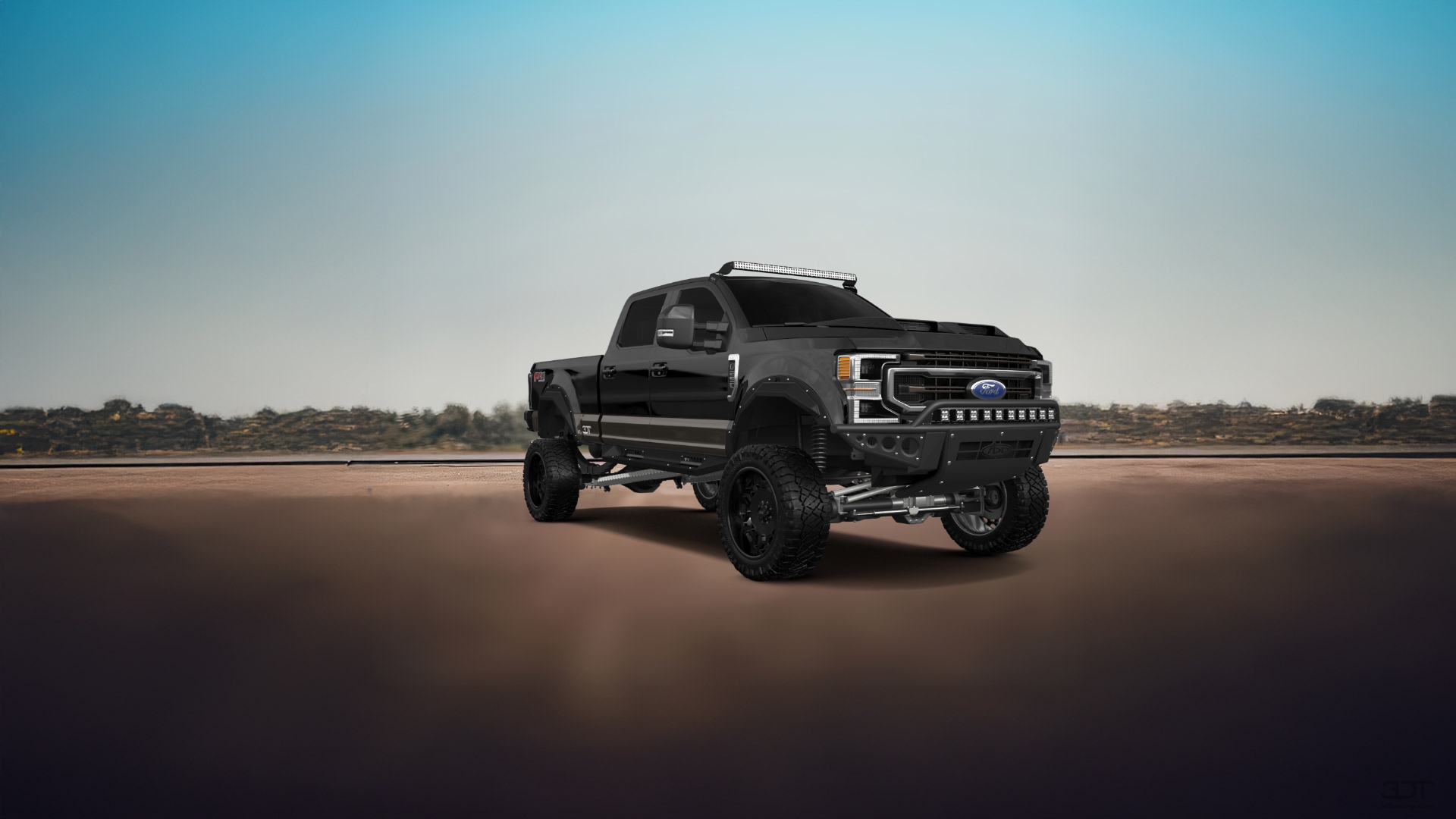 Ford F-250 4 Door pickup truck 2021 tuning