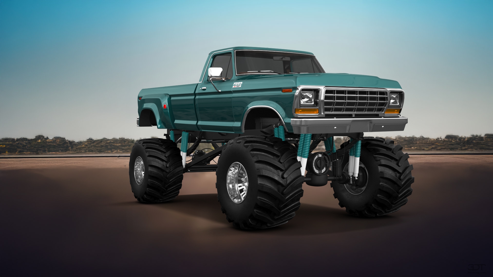Ford F-350 Dually Regular Cab 2 Door pickup truck 1978 tuning