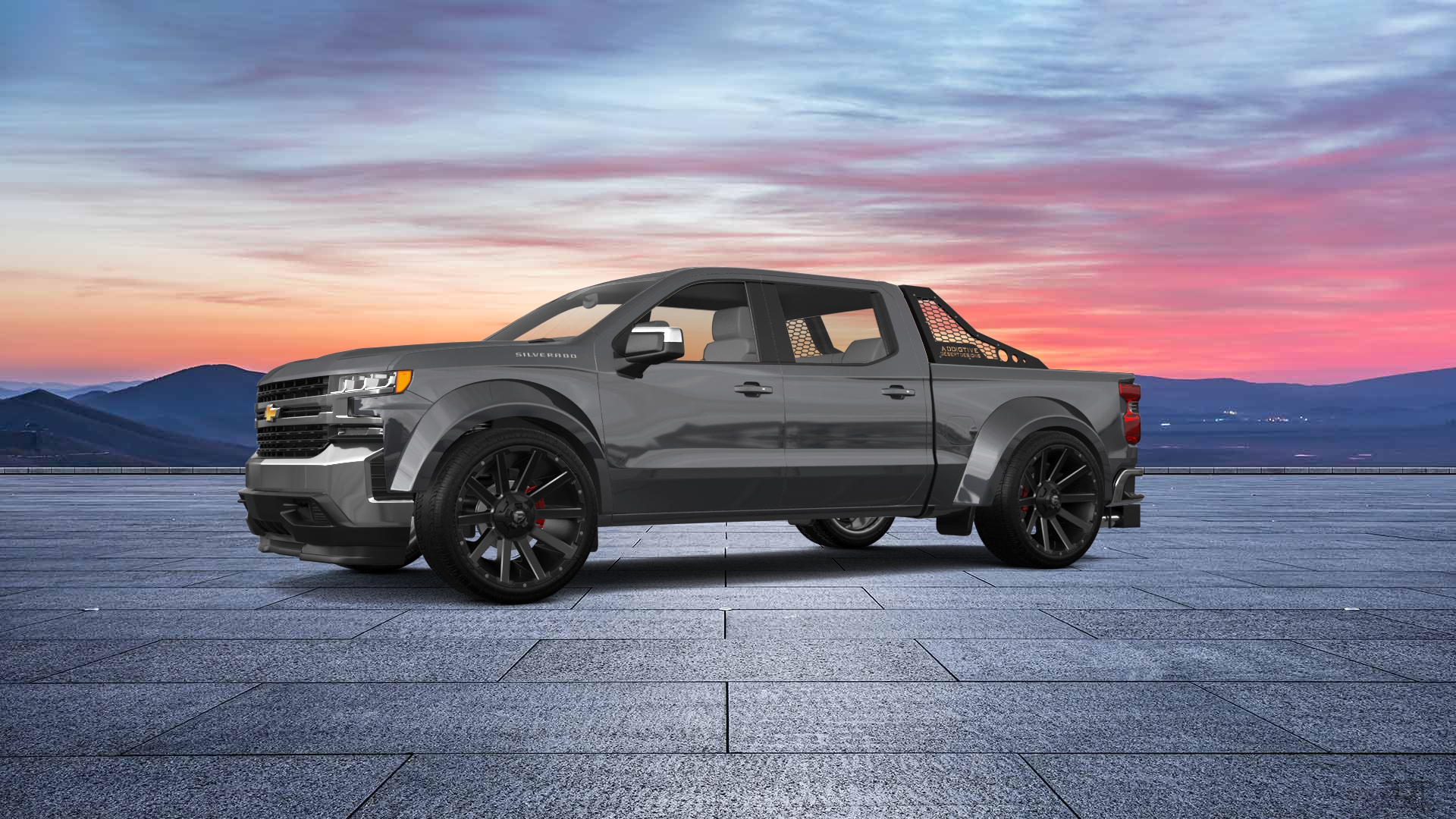 Chevrolet Silverado 1500 4 Door pickup truck 2019 tuning