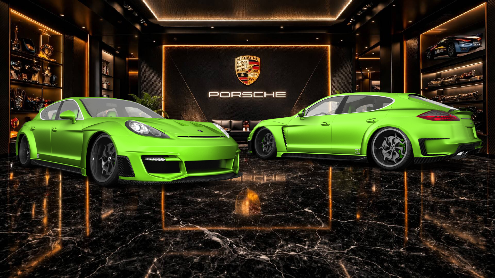 Porsche Panamera 4 door fastback saloon 2011 Images