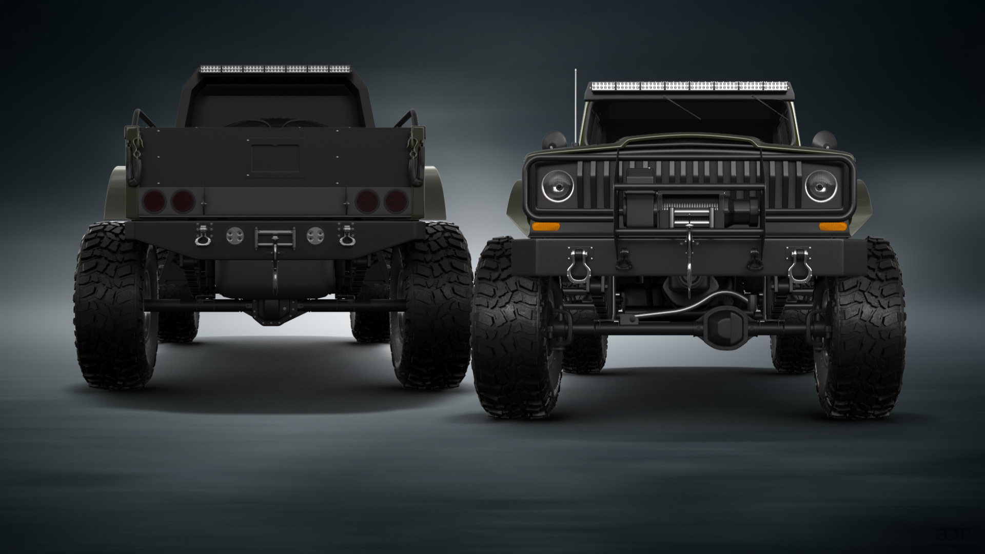 Jeep Kaiser M715 2 Door pickup truck 1968 tuning