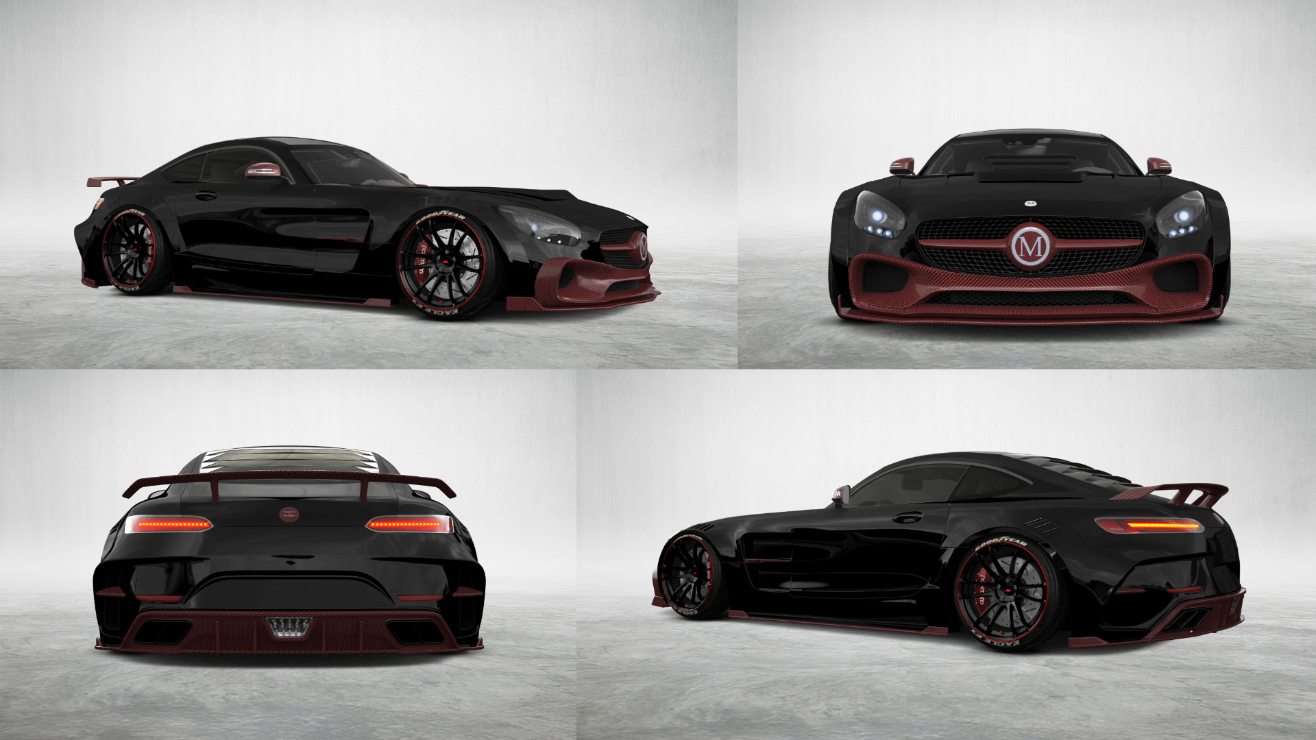 Mercedes AMG GT 2 door fastback coupe 2015 tuning