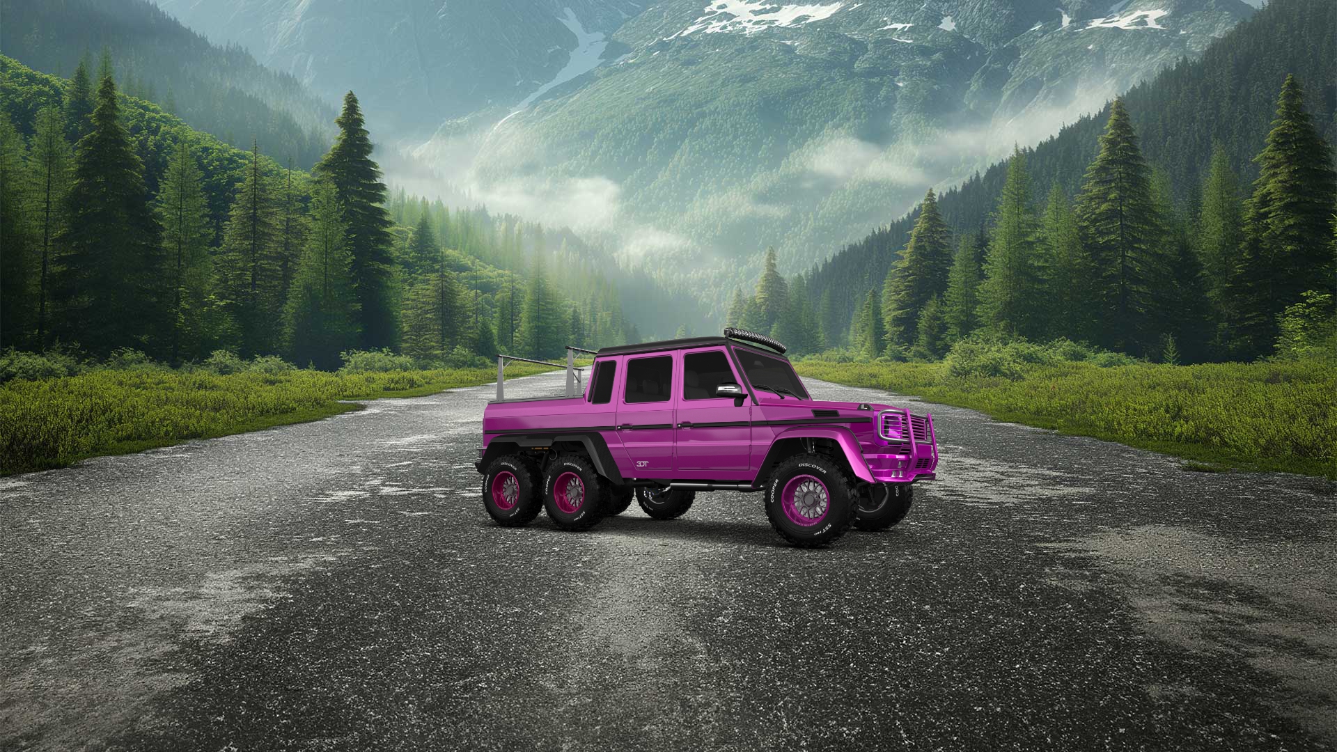 Mercedes G 63 AMG 6x6 4 Door pickup truck 2013