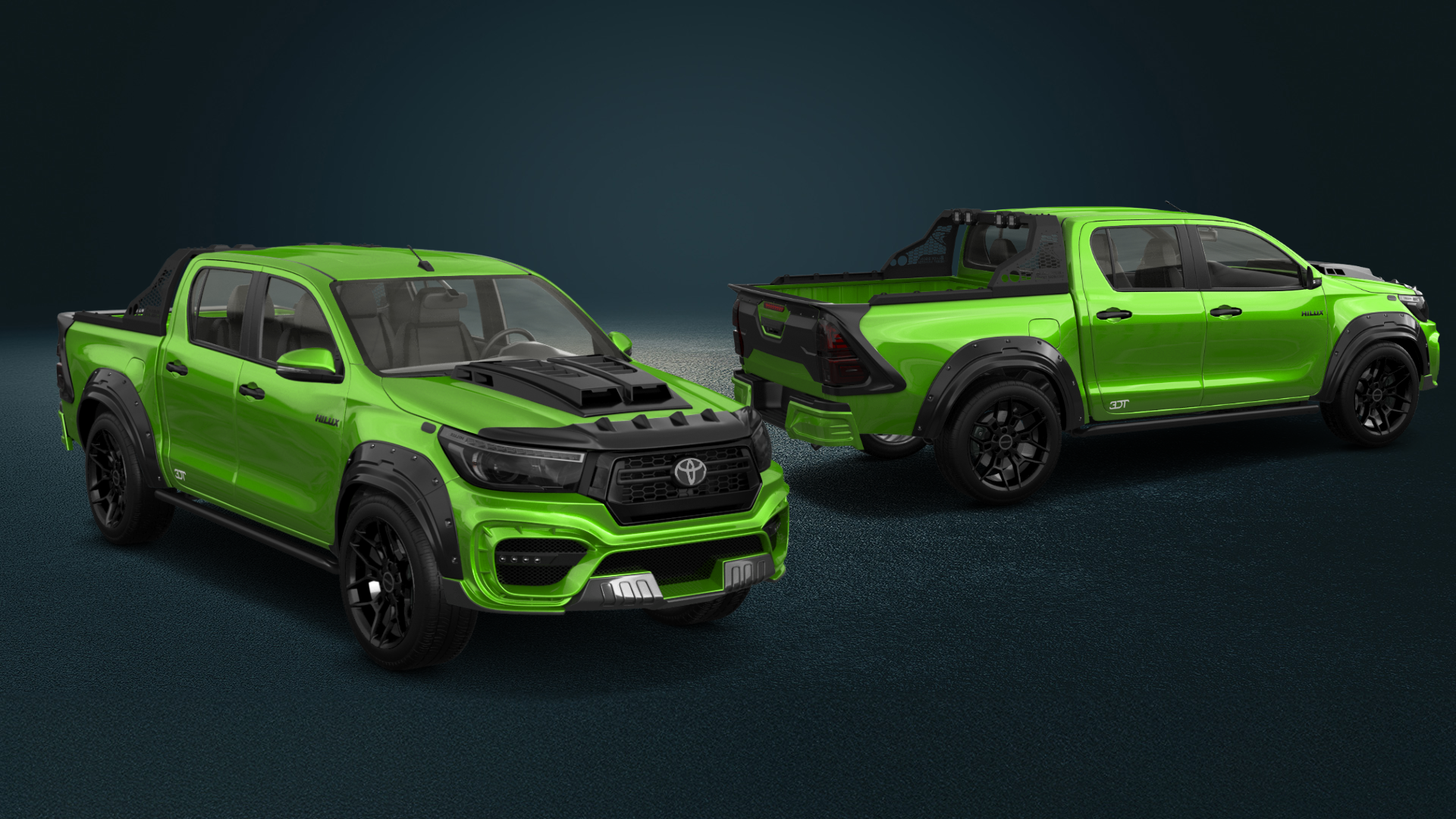 Toyota Hilux Double Cab 4 Door pickup truck 2015 tuning