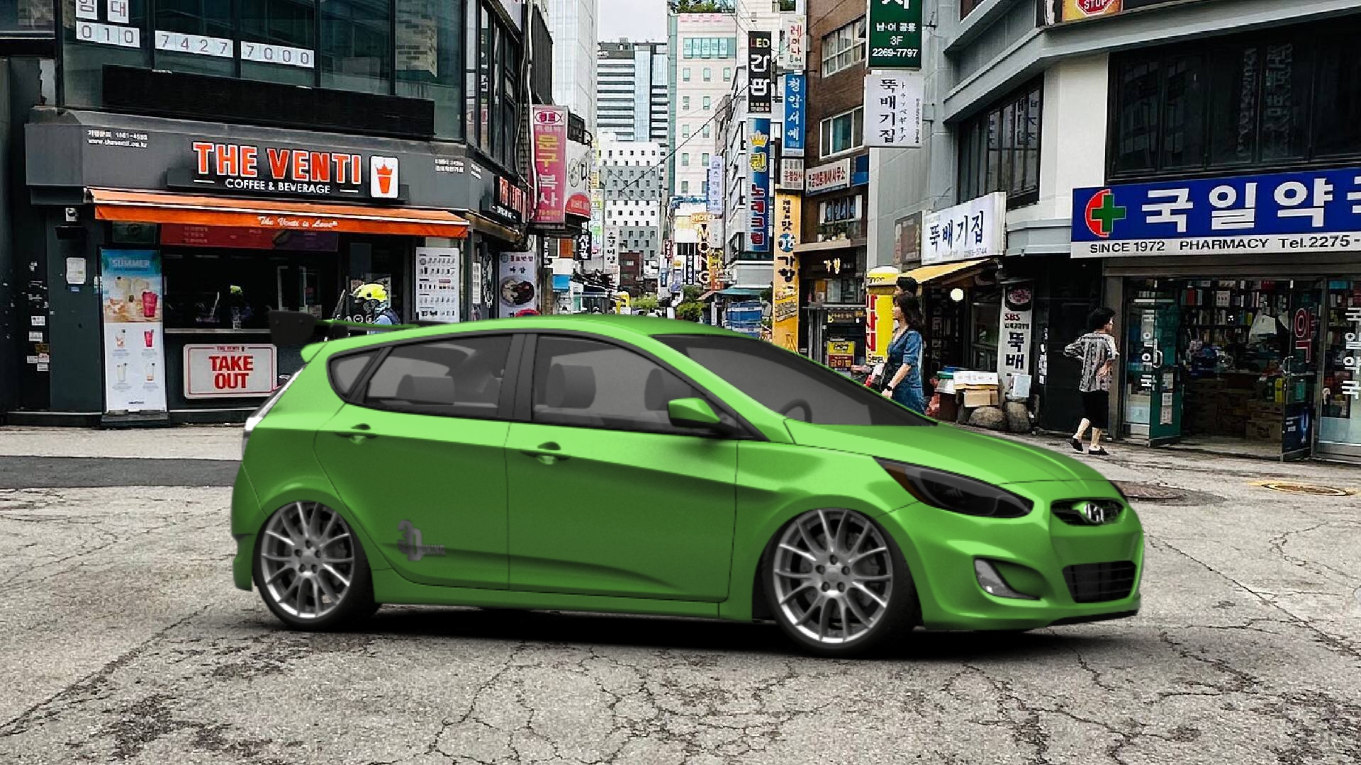 Hyundai Accent 5 Door Hatchback 2012 Images