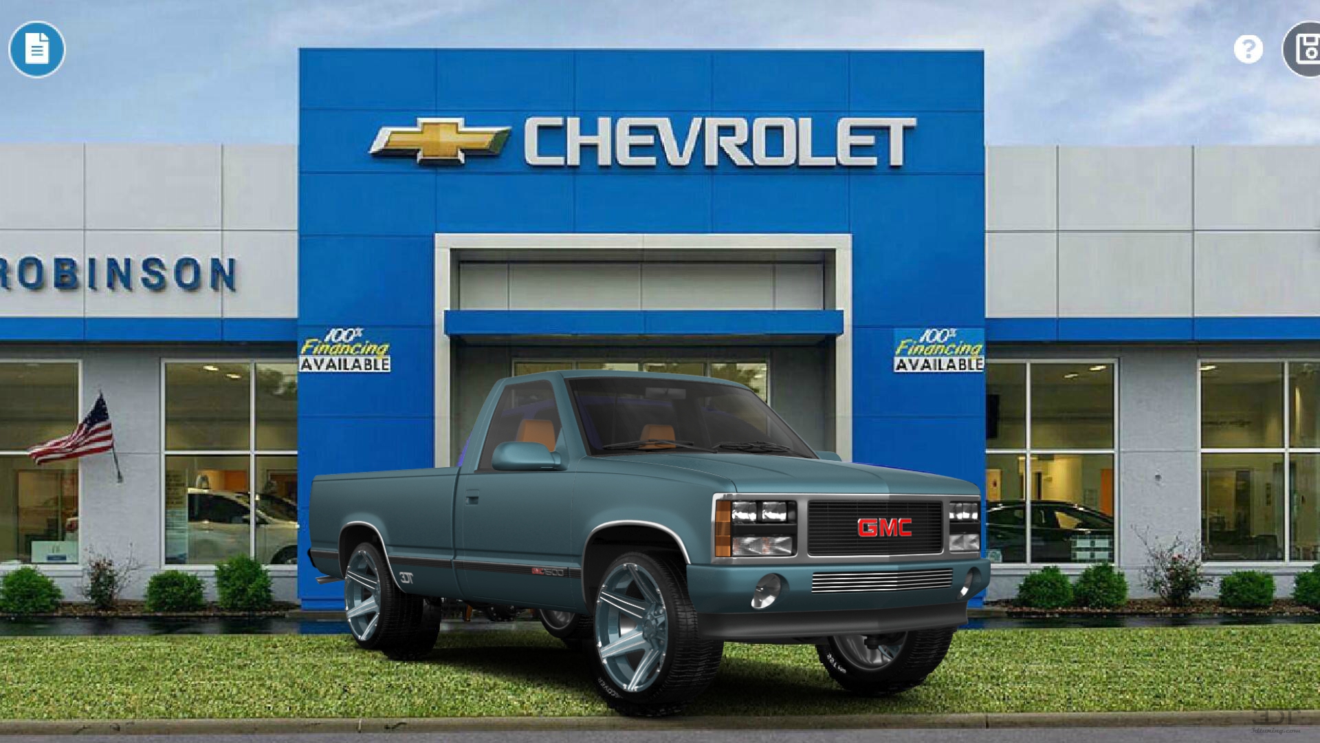 GMC Sierra 1500 2 Door pickup truck 1988 tuning