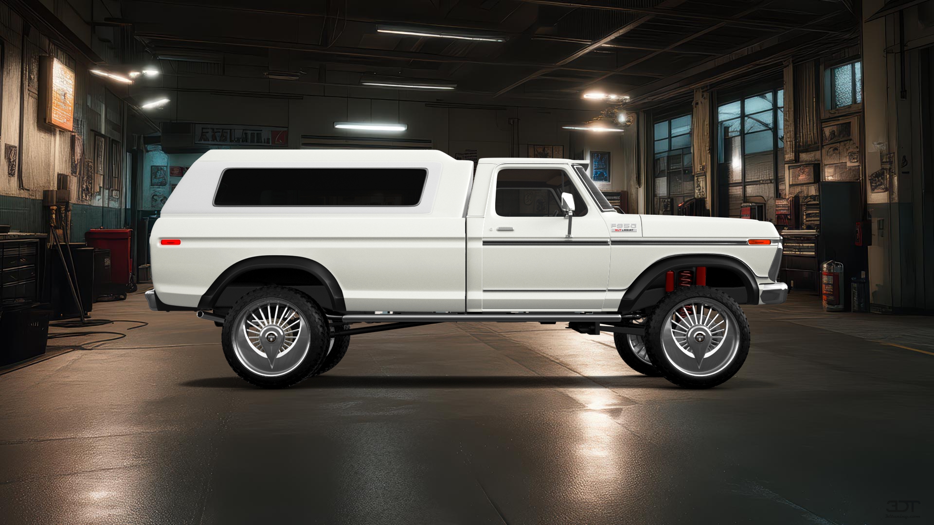 Ford F-350 Dually 2 Door pickup truck 1974 tuning