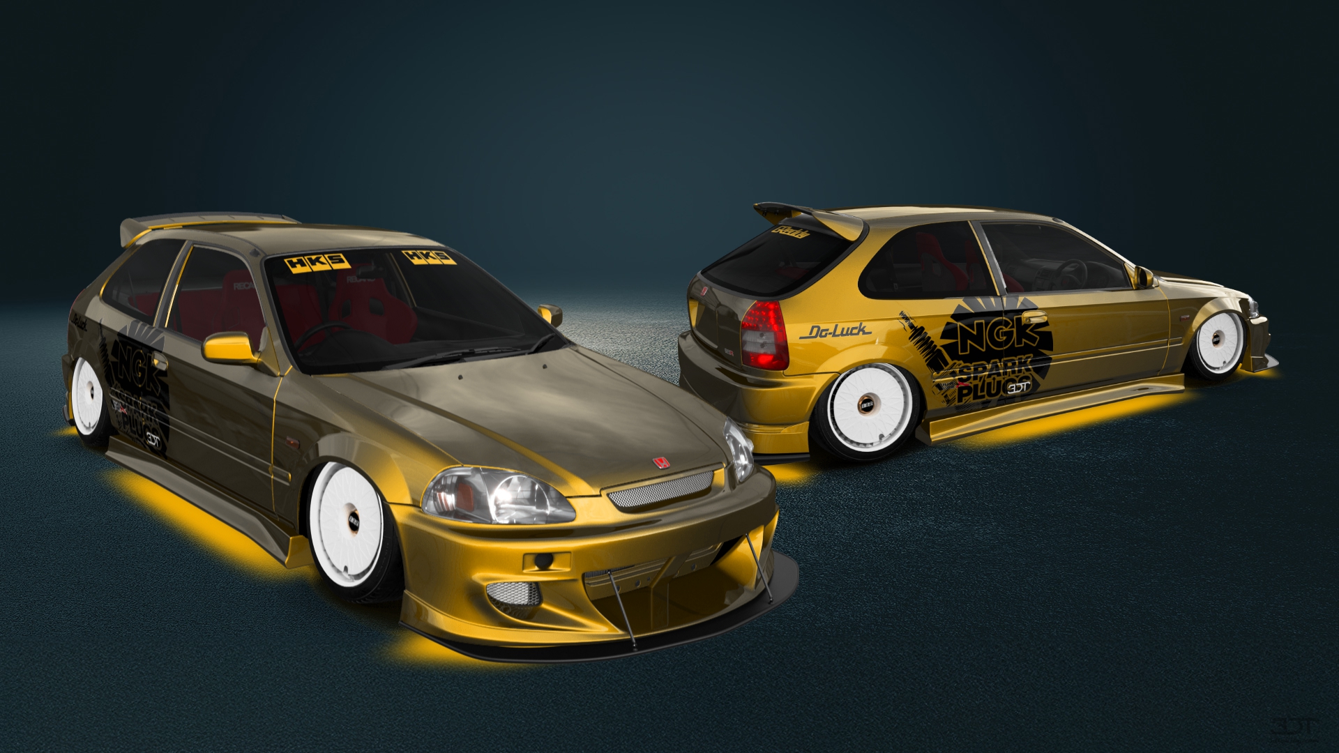 Honda Civic 3 Door Hatchback 1997 tuning