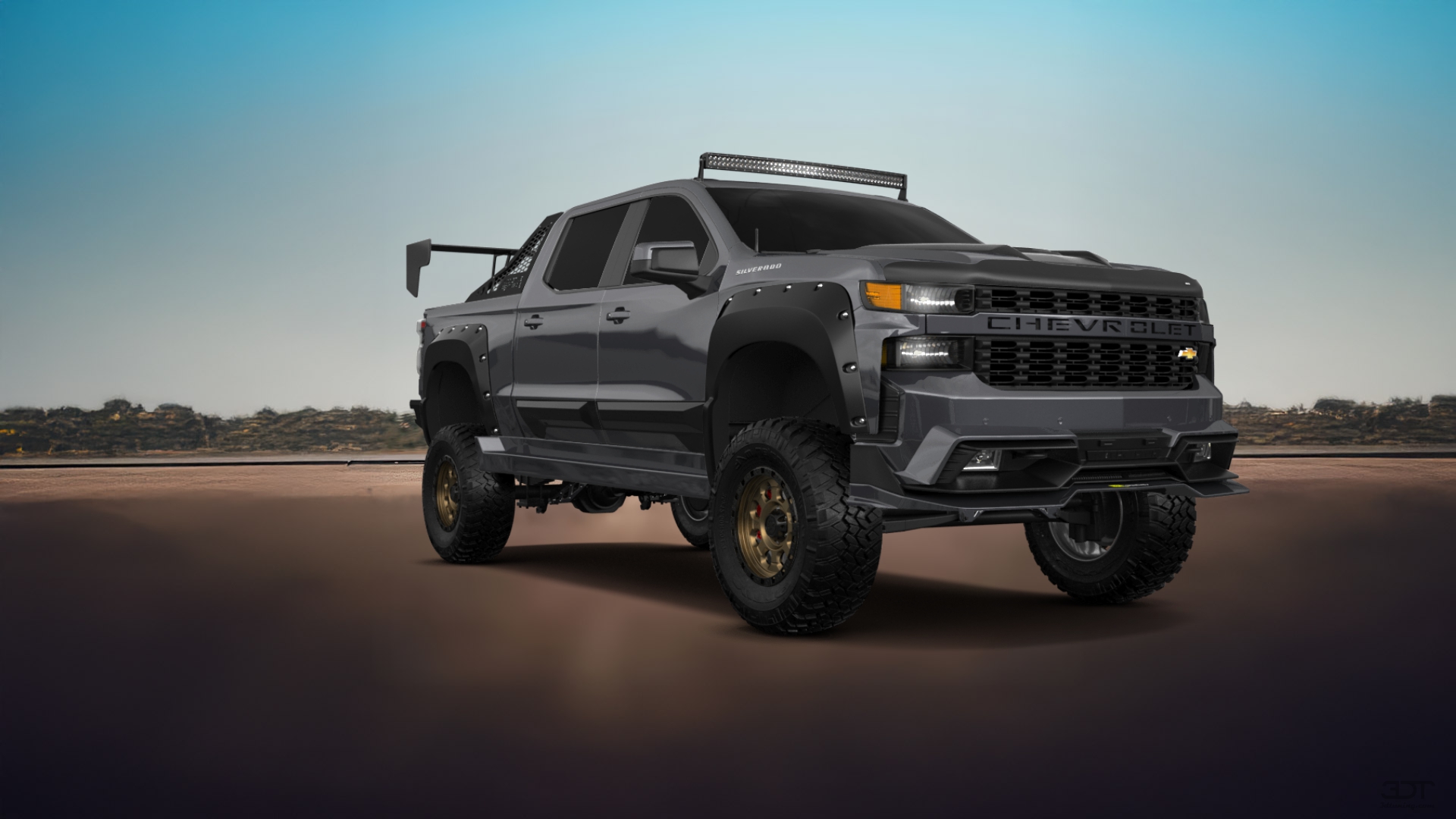 Chevrolet Silverado 1500 4 Door pickup truck 2019 tuning