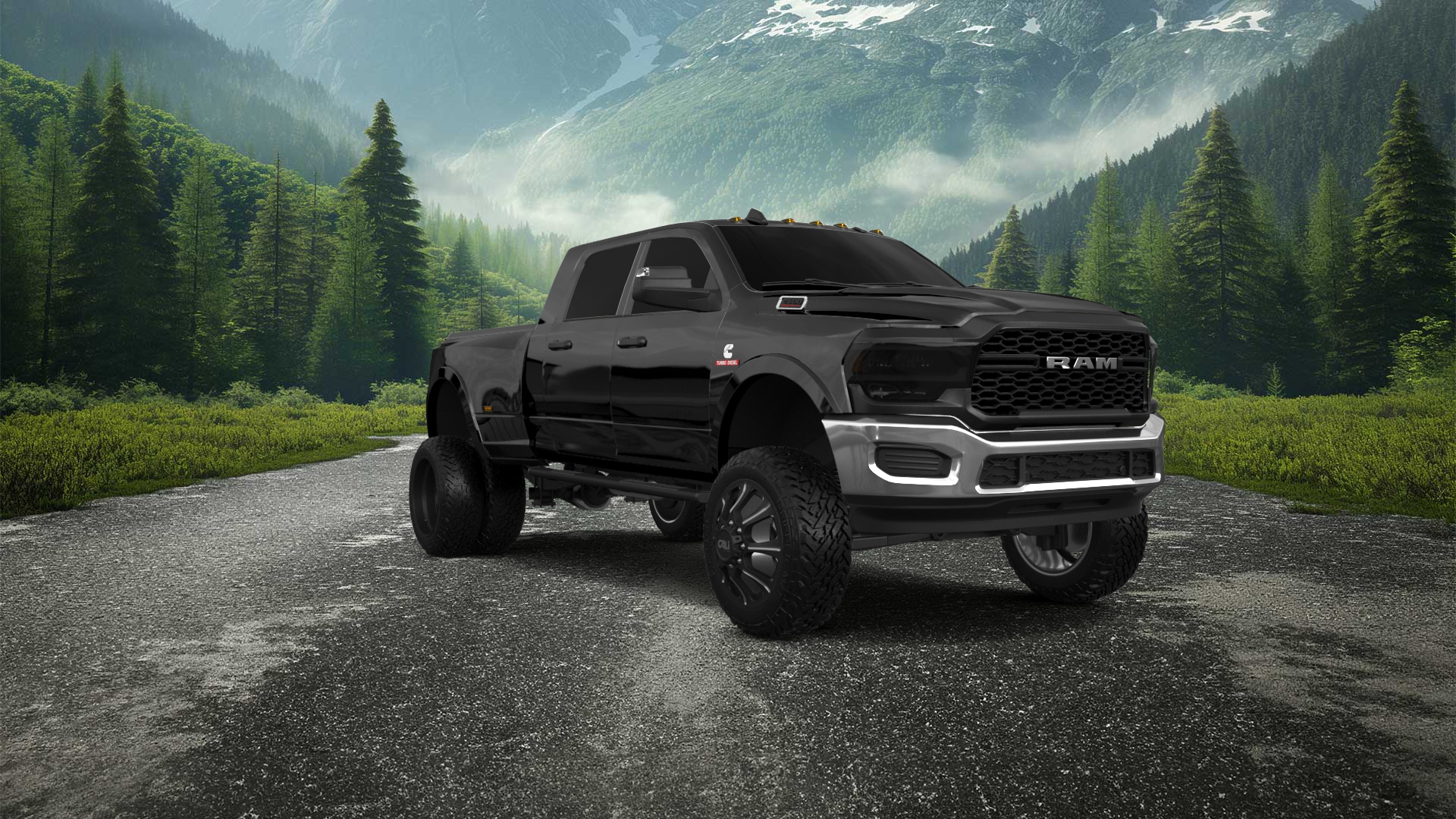 Dodge Ram 3500 4 Door pickup truck 2020 tuning