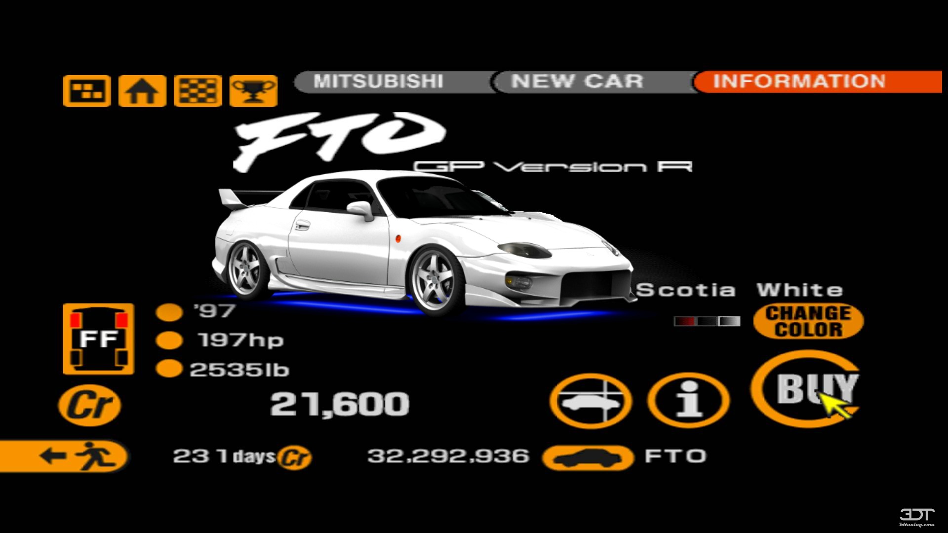 Mitsubishi FTO GP Version R Coupe 1998 tuning