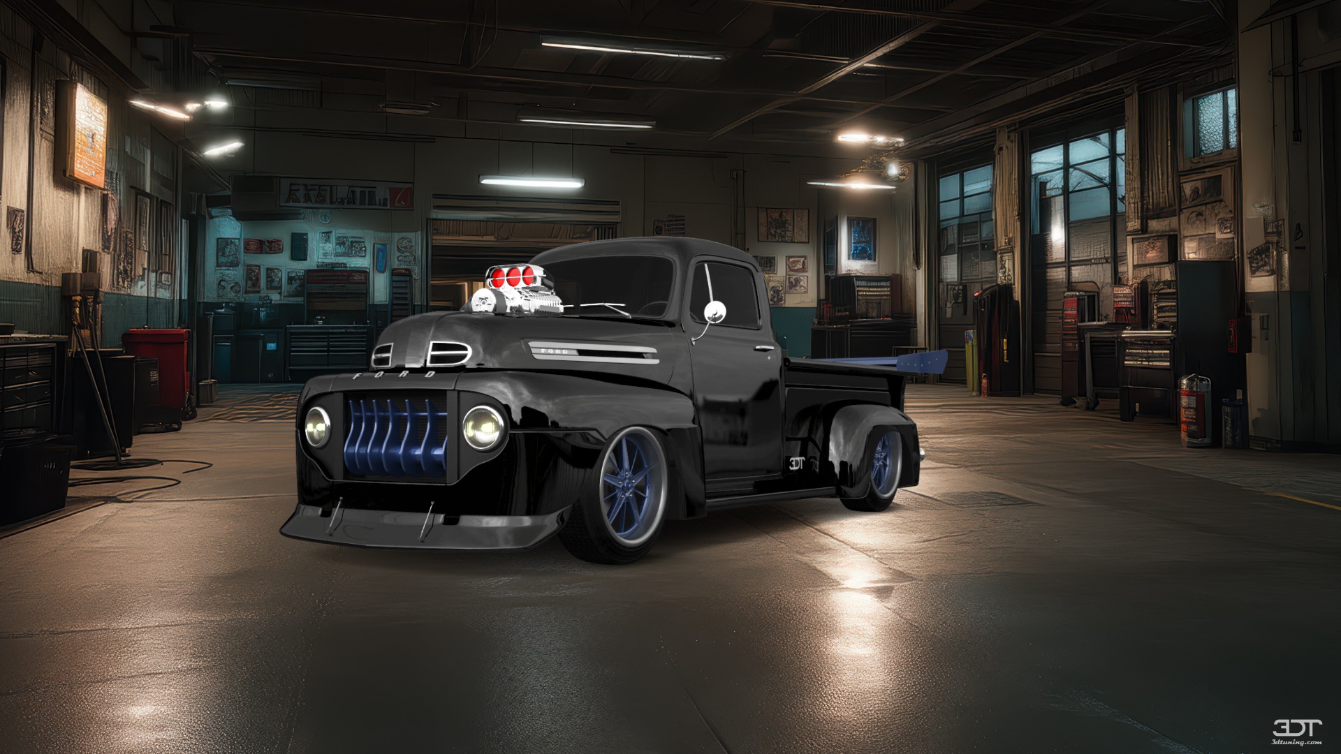 Ford F1 2 Door pickup truck 1949 tuning