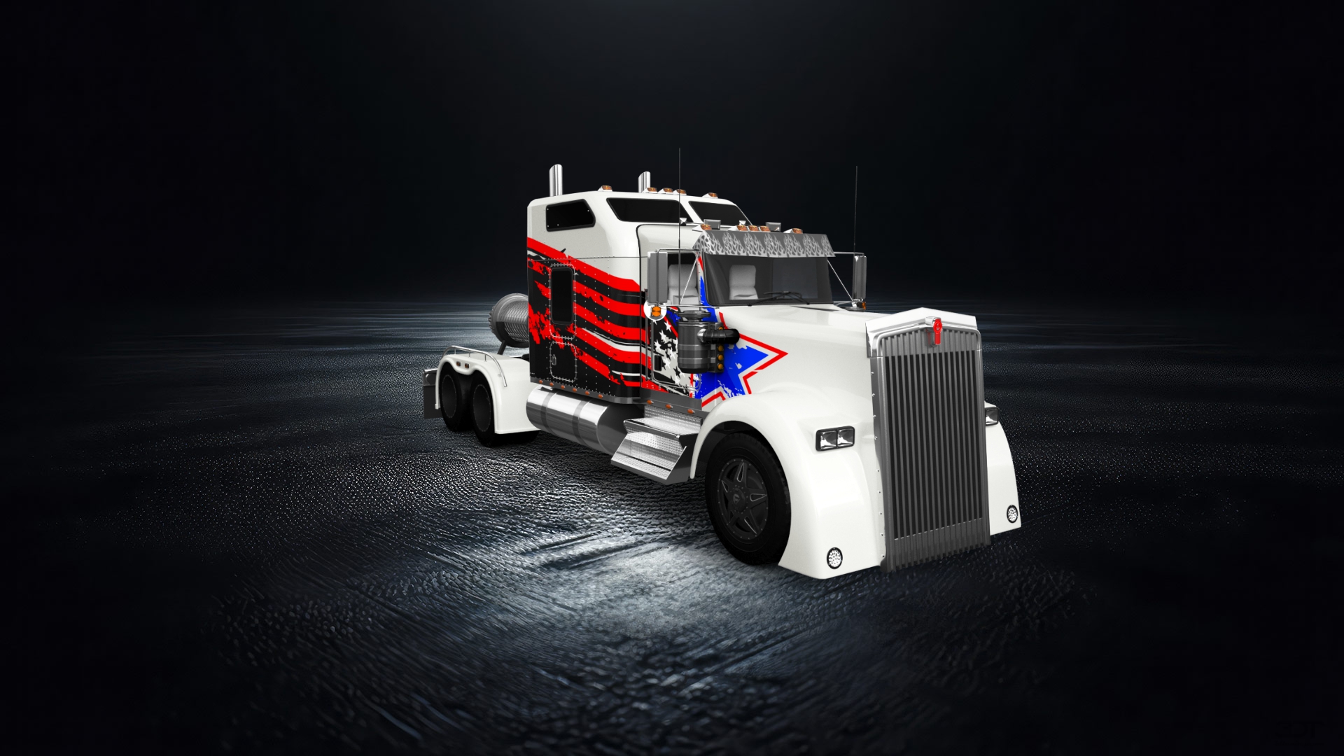 Kenworth W900 Sleeper Cab Truck 2015 tuning