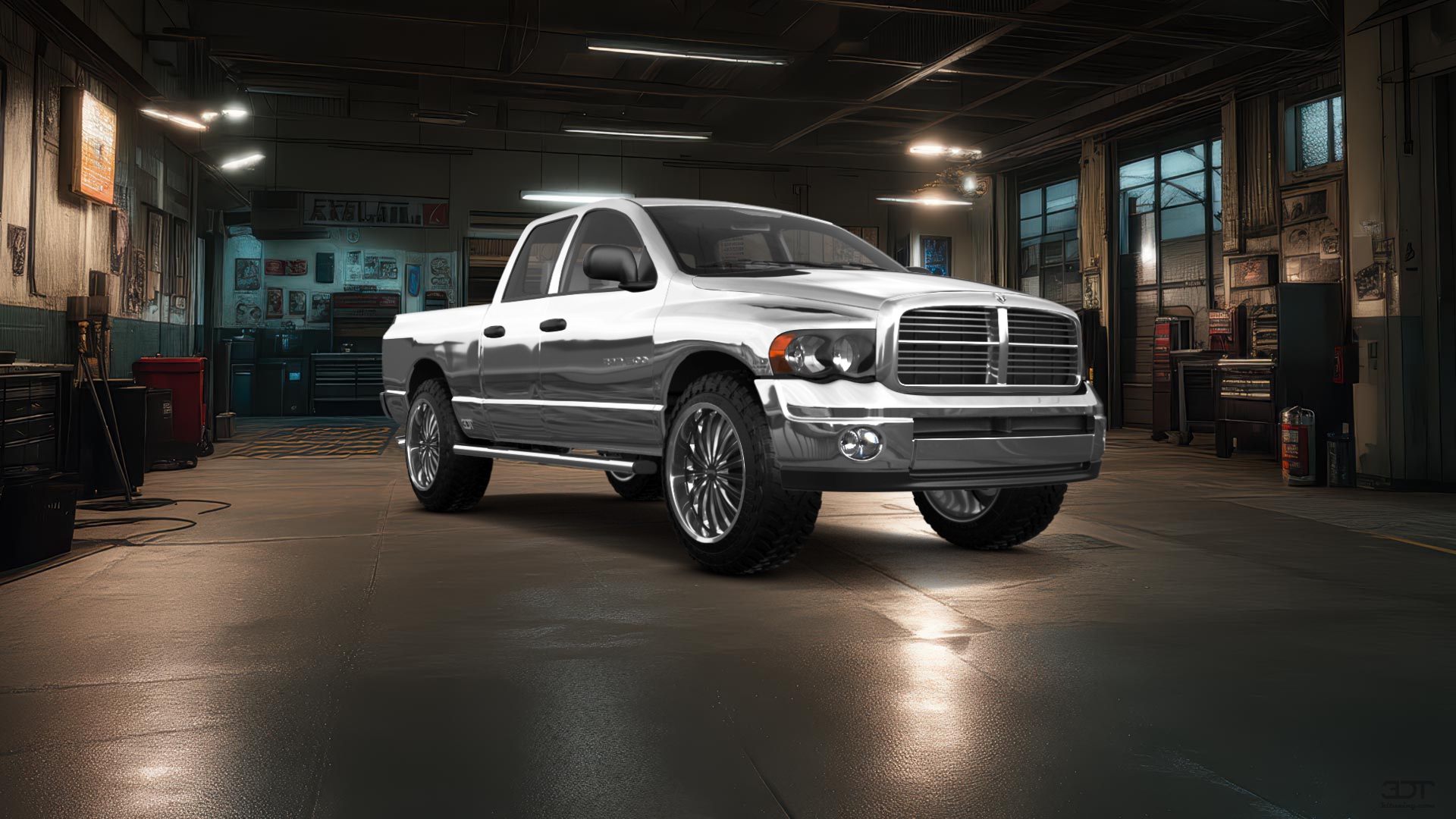 Dodge Ram 1500 6.4 ft box 4 Door pickup truck 2002 tuning