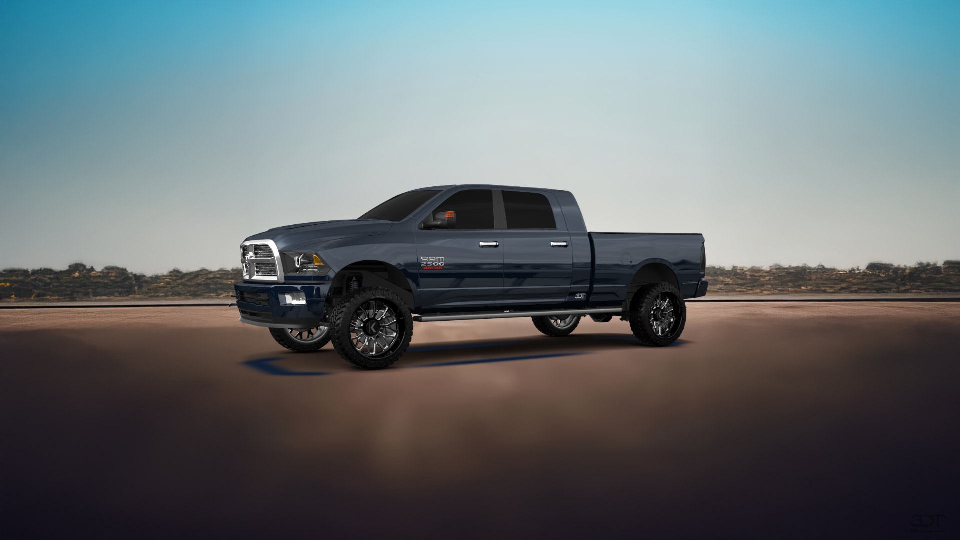 Dodge Ram 2500 Mega Cab 6.4 ft box 4 Door pickup truck 2010 tuning