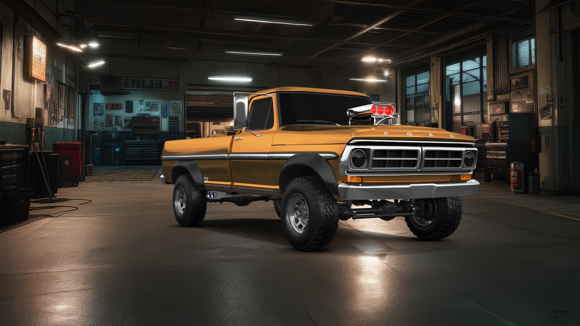 Ford F-250 2 Door pickup truck 1971 tuning