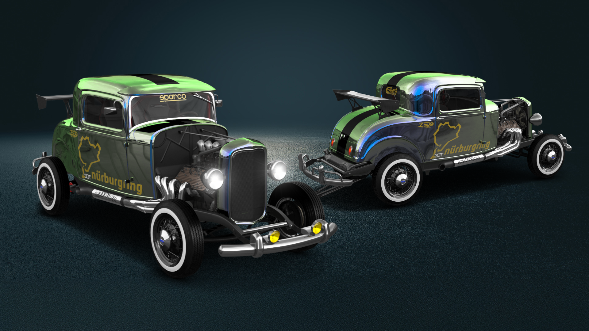 Ford Model B Deluxe 2 Door Coupe 1932 tuning