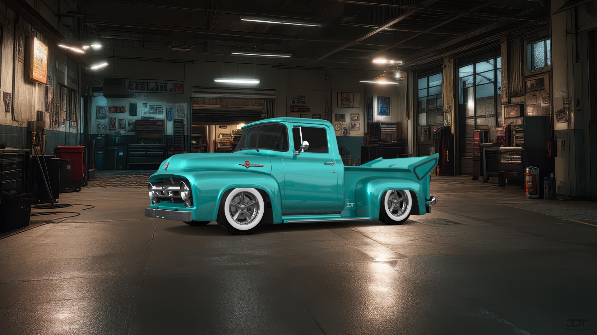 Ford F-100 2 Door truck 1956 tuning