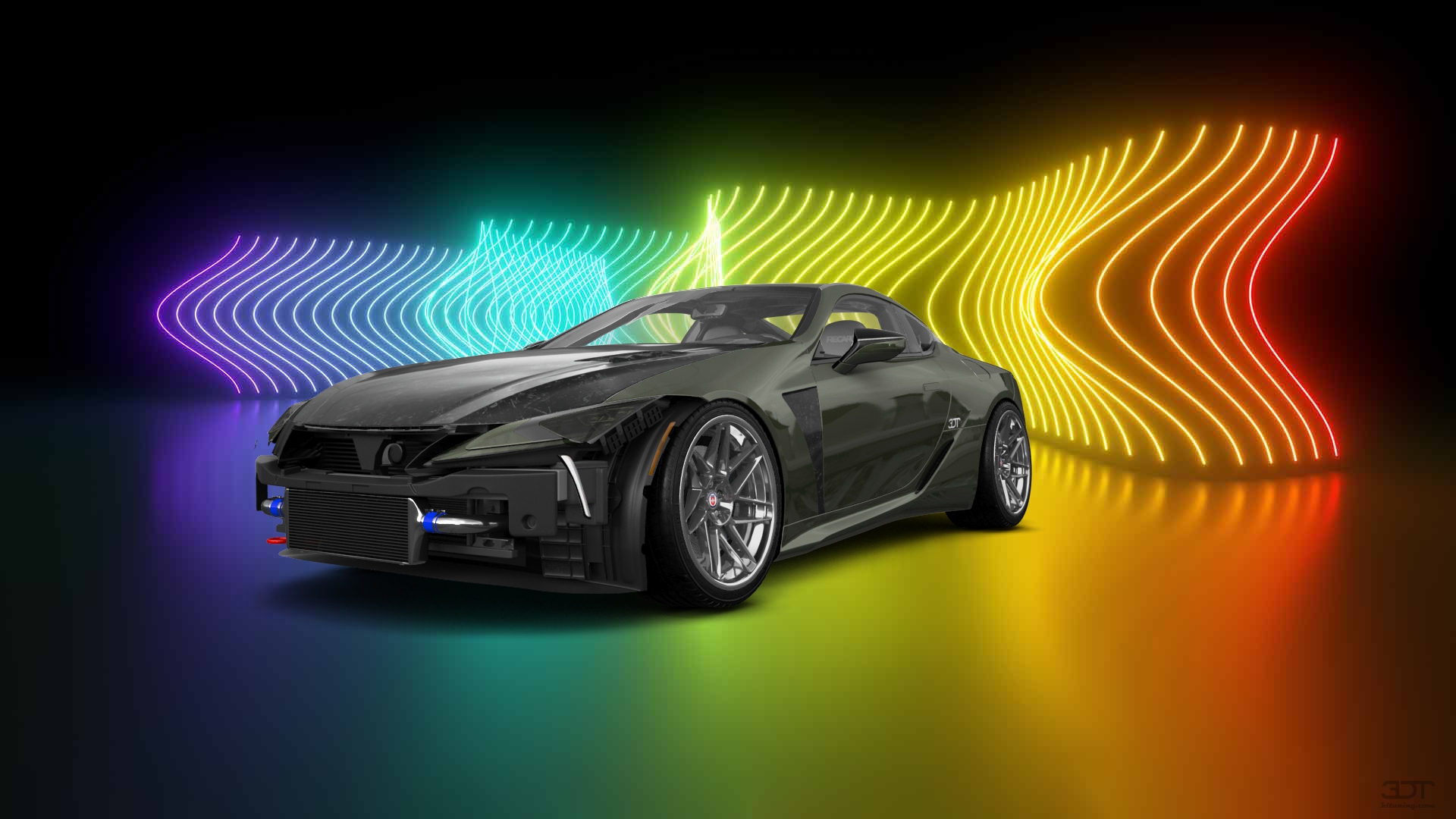 Lexus LC500 2 door fastback coupe 2017 tuning