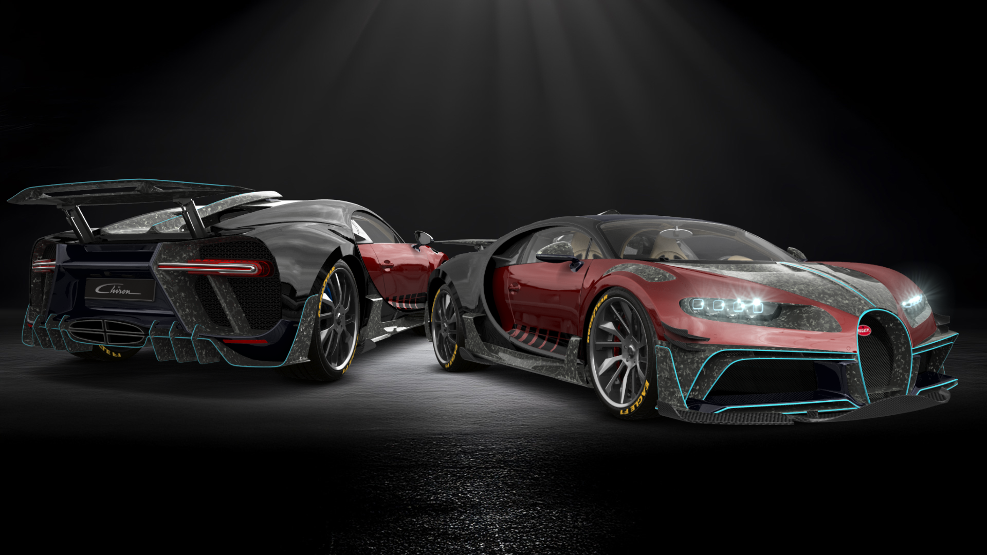 Bugatti Chiron 2 Door Coupe 2016 tuning
