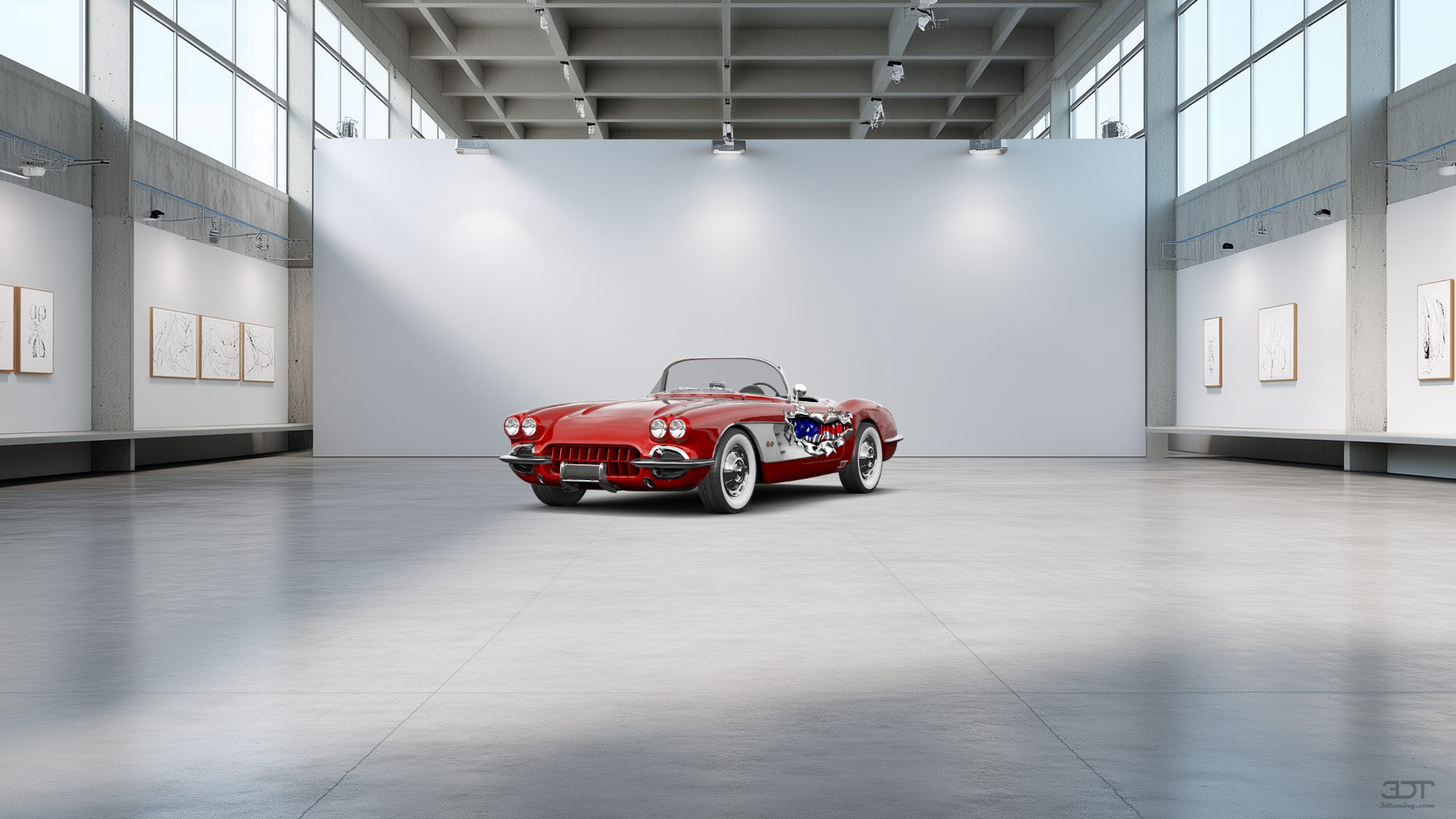 Chevrolet Corvette Convertible Coupe 1958 tuning