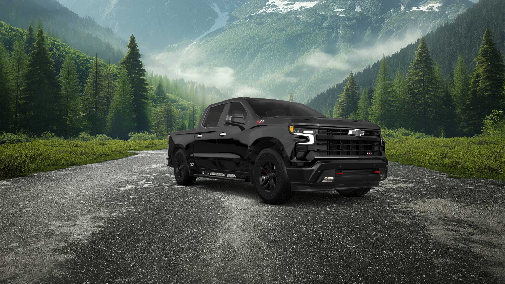 Chevrolet Silverado 1500 Crew Cab 5.8 ft box 4 Door pickup truck 2023 tuning