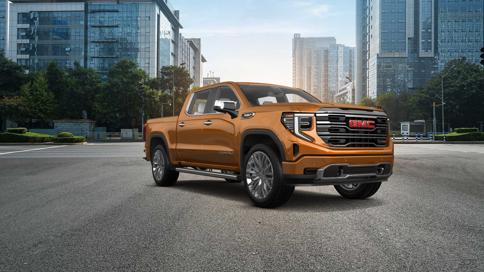 GMC Sierra 1500 Crew Cab 5.8 ft box 4 Door pickup truck 2023 tuning