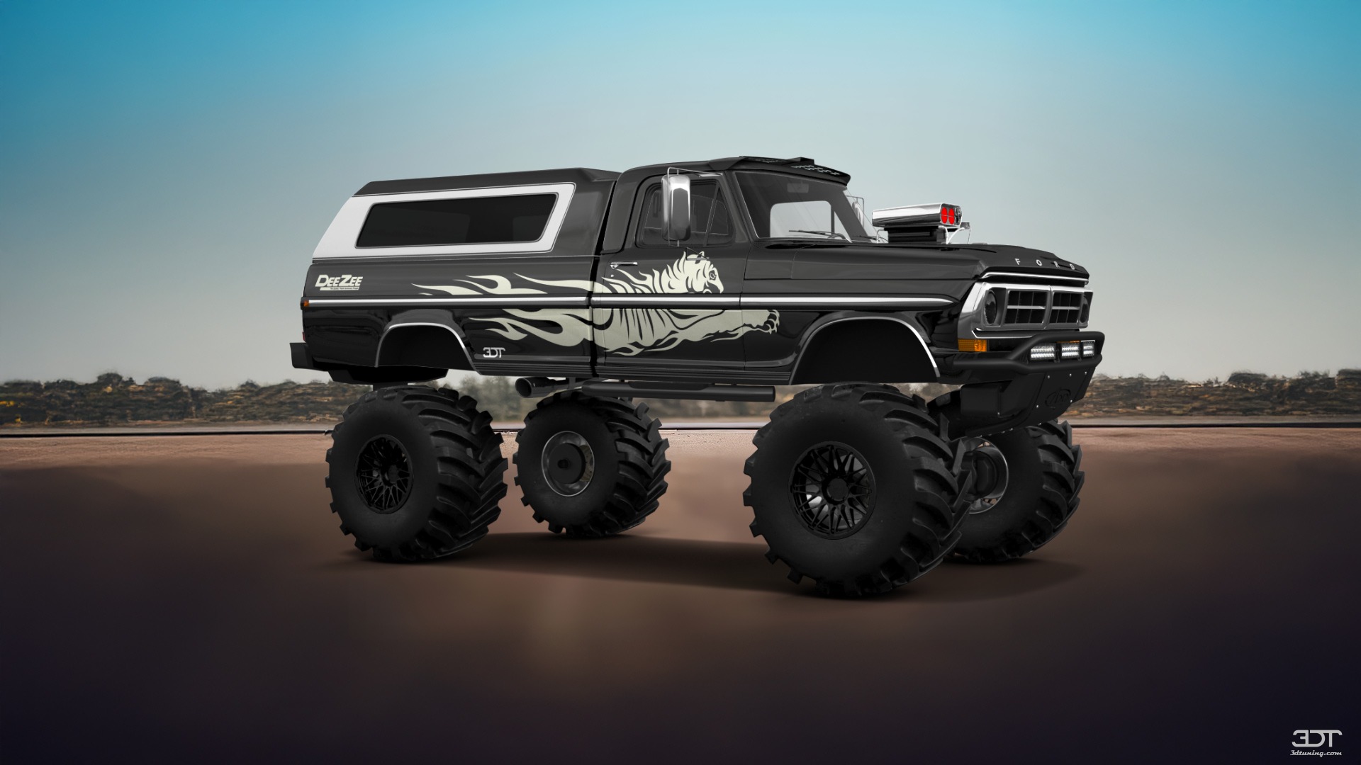 Ford F-250 2 Door pickup truck 1971 tuning