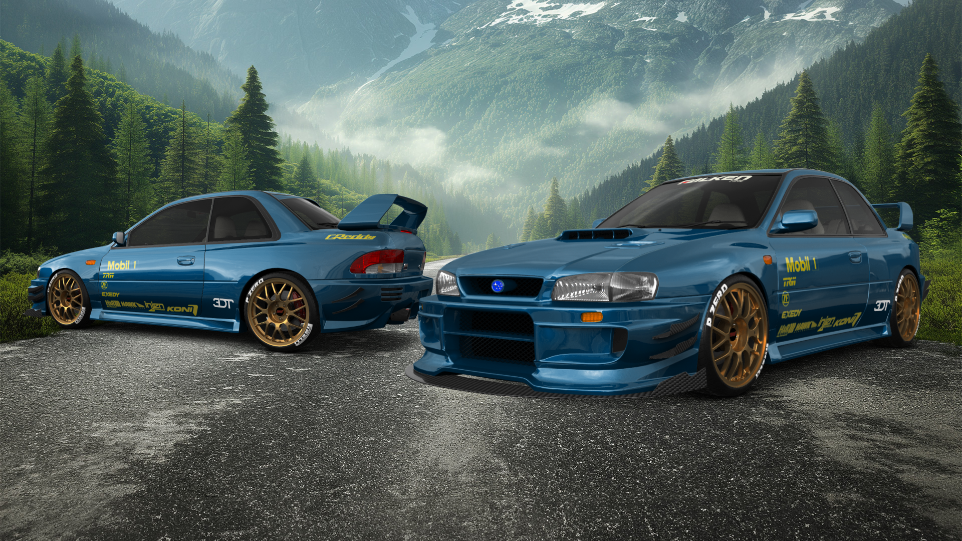 Subaru Impreza WRX STI 22B 2 Door Coupe 2000