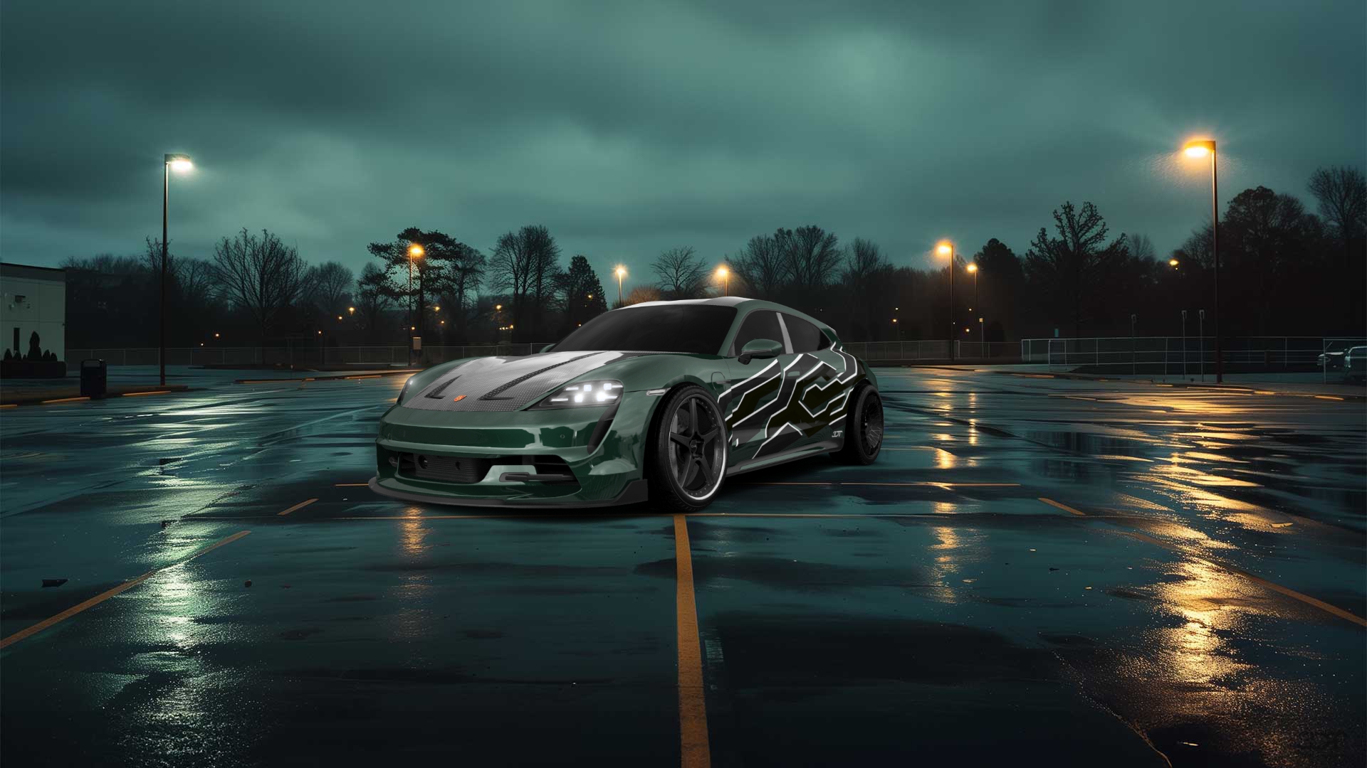 Porsche Taycan Sport Turismo Shooting Brake 2019 tuning