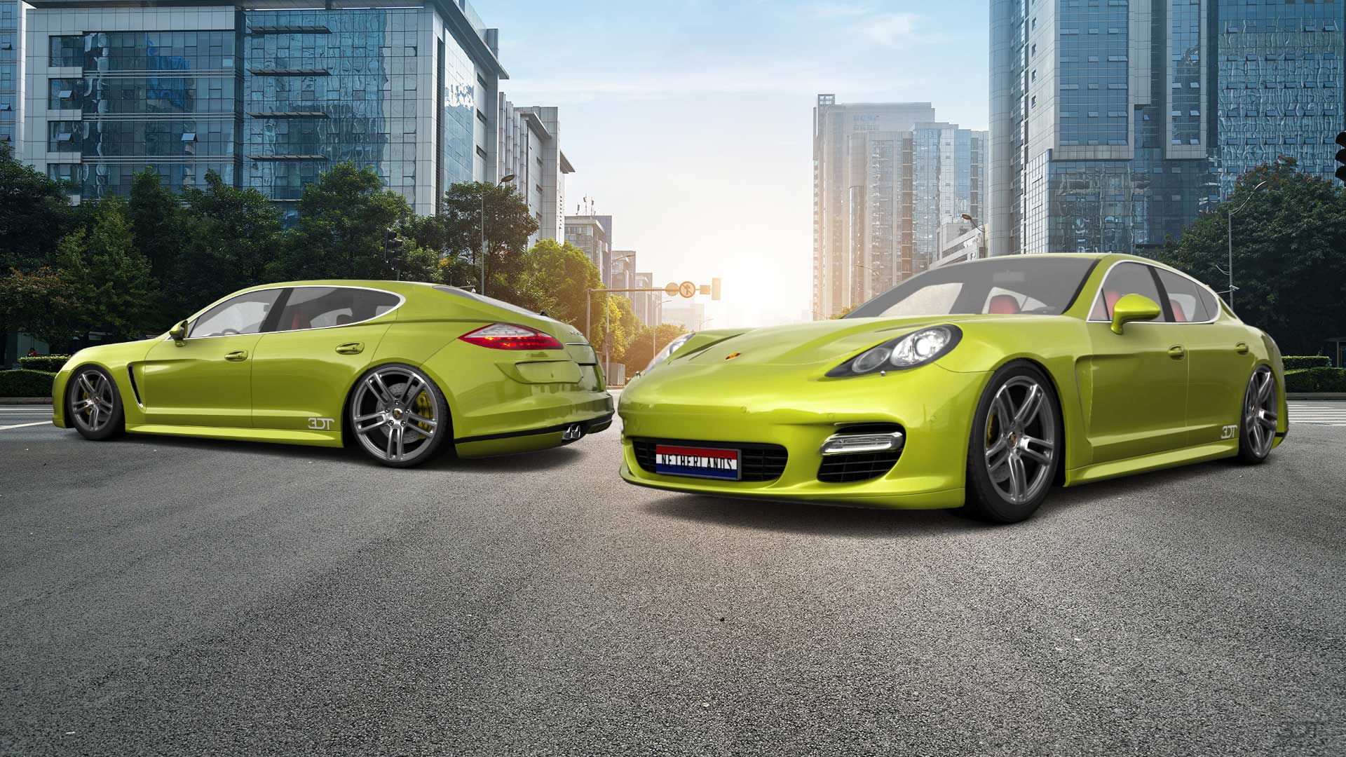 Porsche Panamera 4 door fastback saloon 2011 tuning