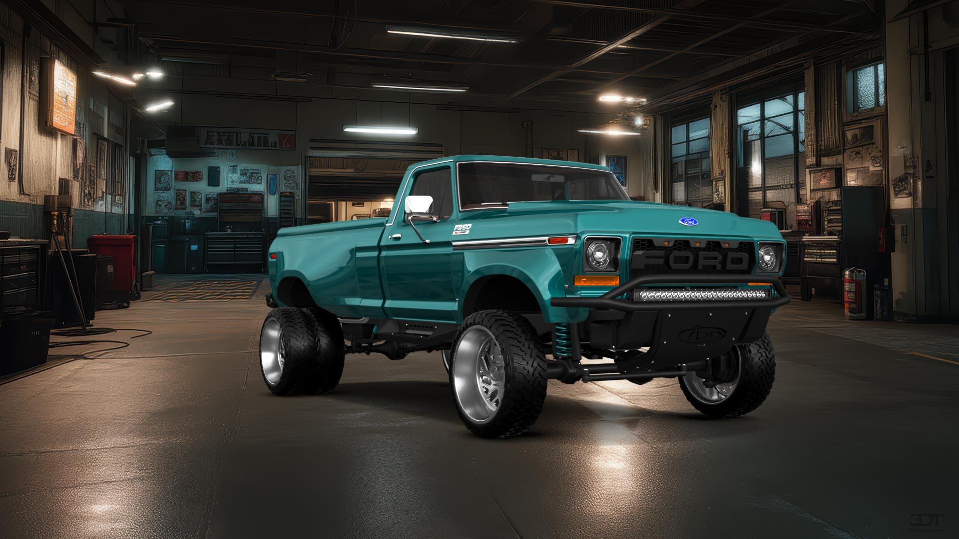 Ford F-350 Dually Regular Cab 2 Door pickup truck 1978 tuning