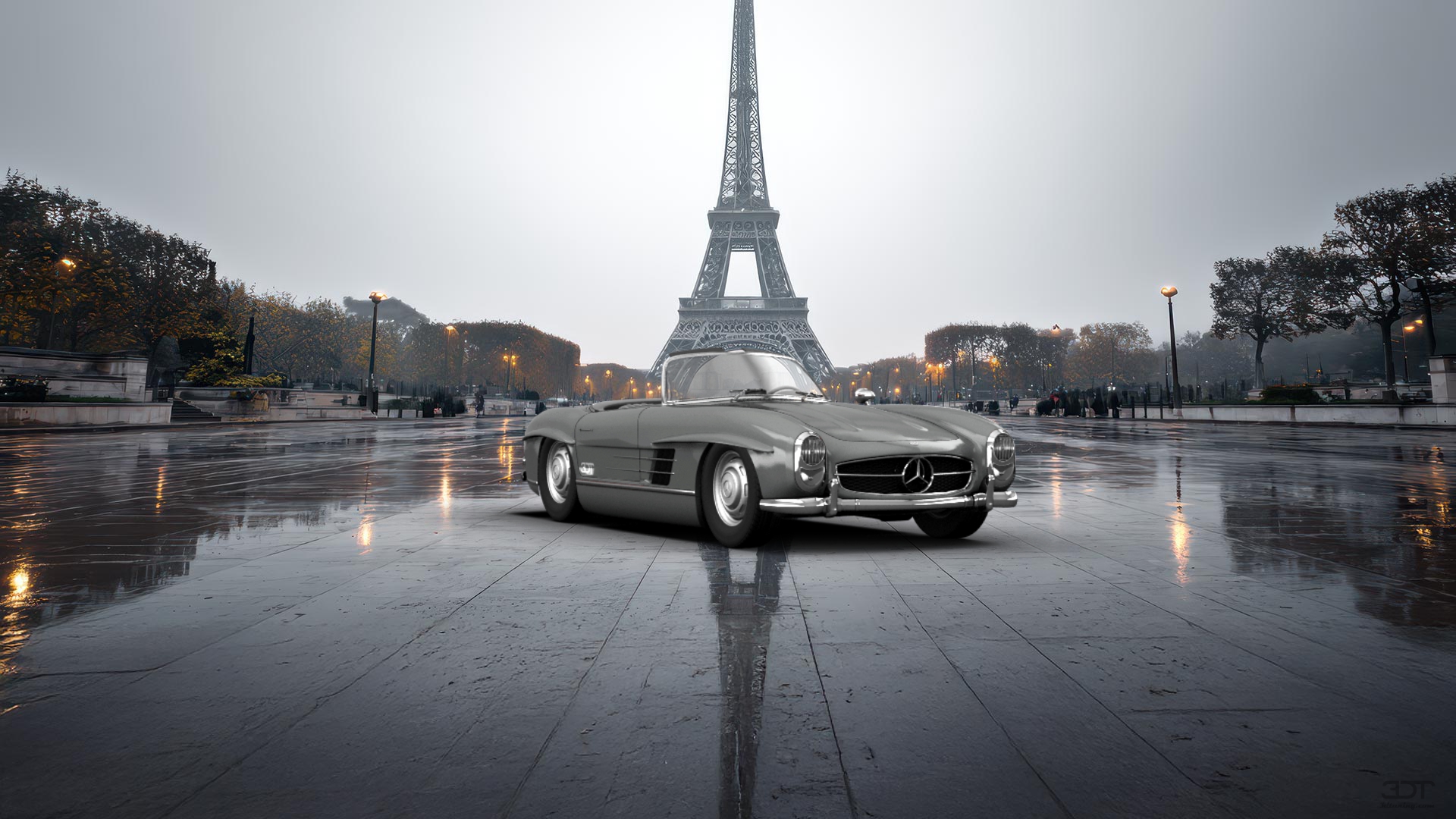 Mercedes SL300 Roadster 1957 tuning