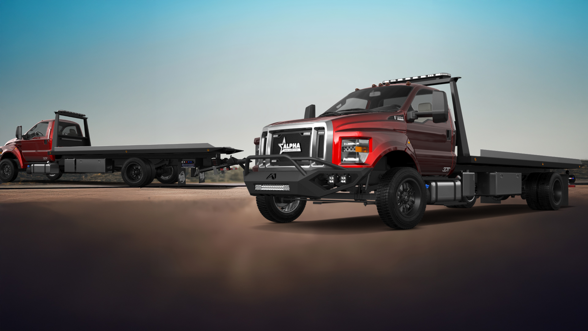 Ford F-650 Tow Truck Pickup 2016 tuning