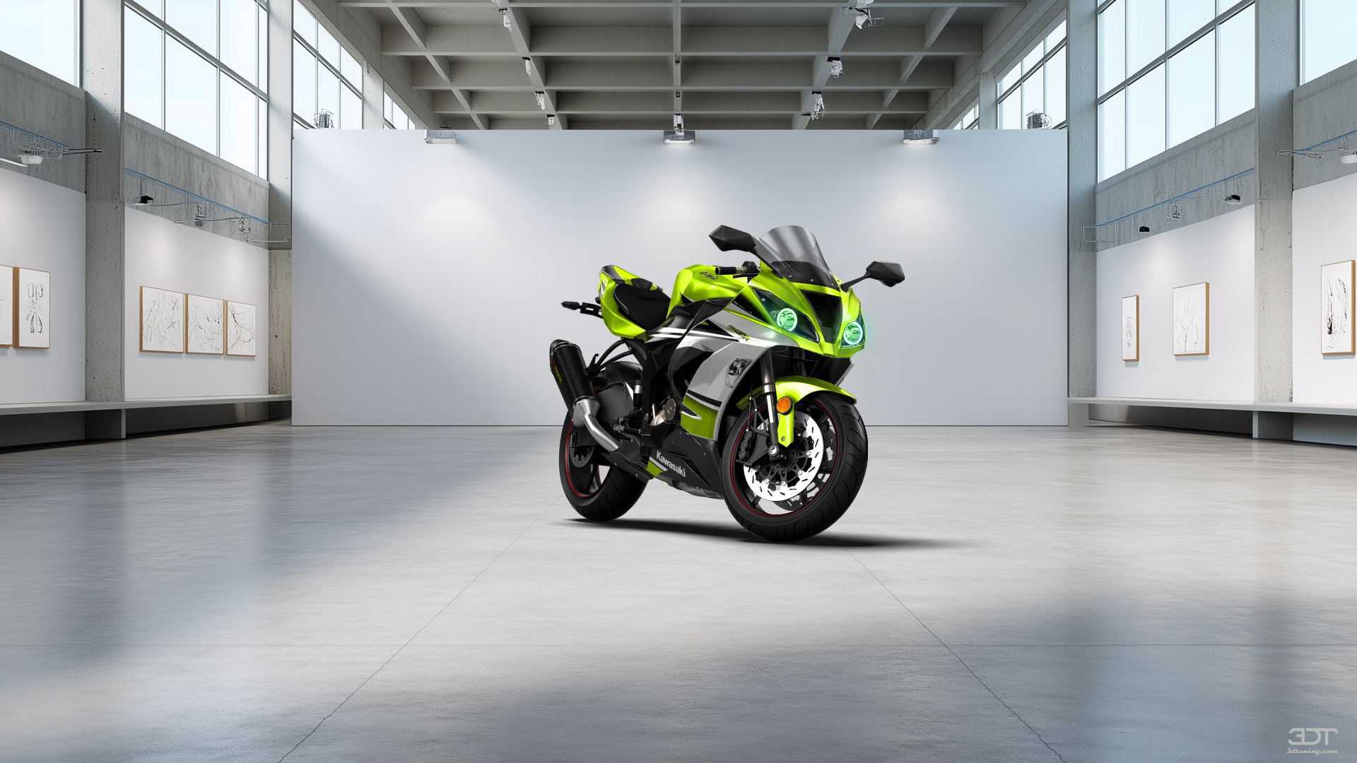 Kawasaki Ninja ZX 6R Sport Bike 2015 tuning