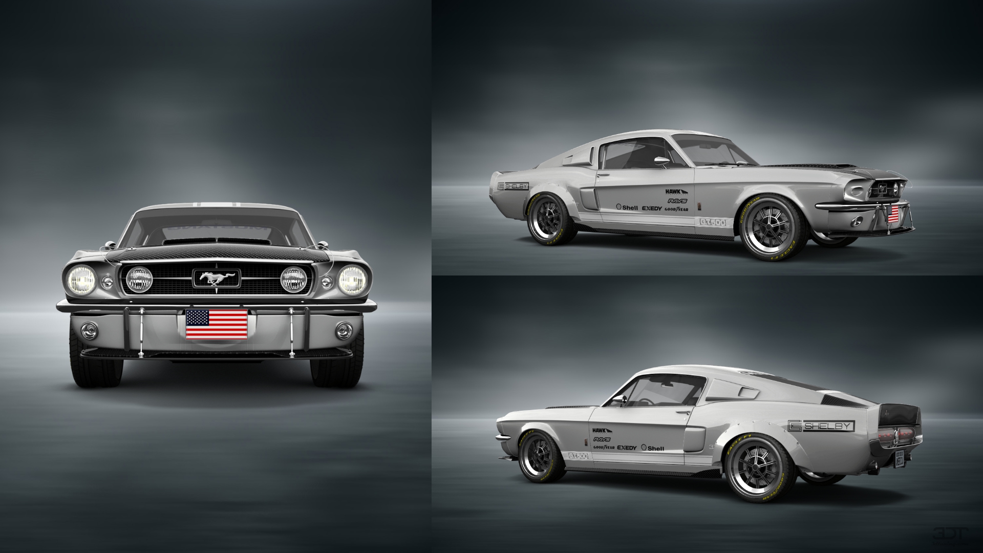 Mustang GT500 2 Door Coupe 1968