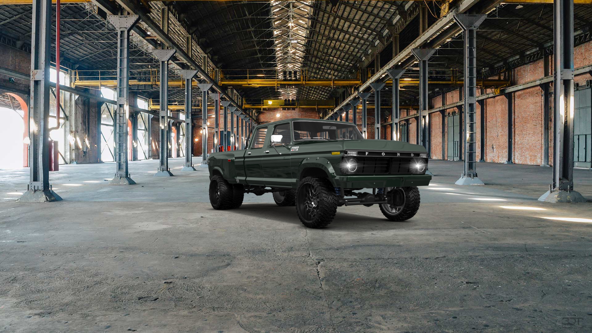 Ford F-350 Dually 4 Door pickup truck 1973