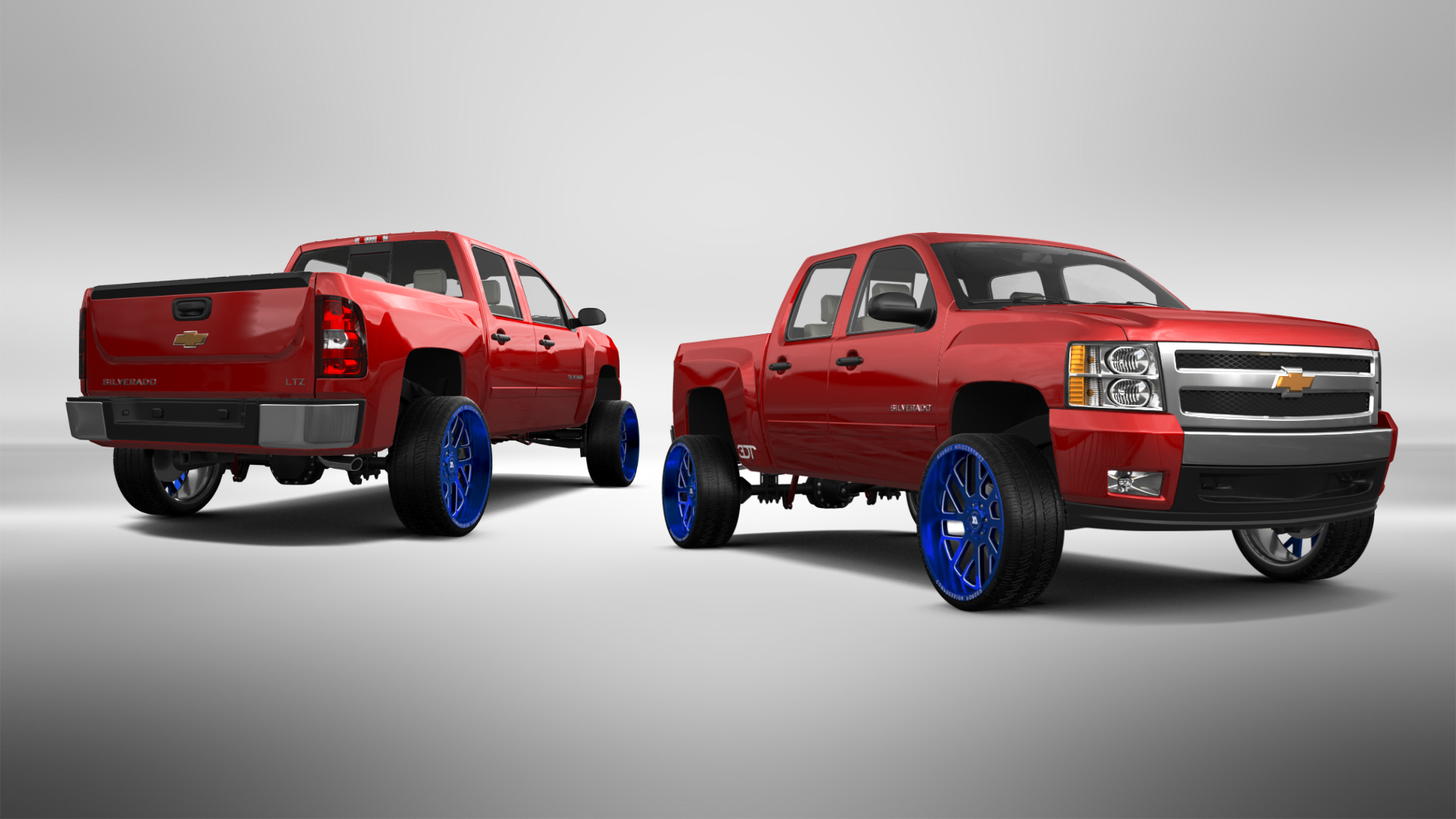 Chevrolet Silverado 1500 Crew Cab 4 Door pickup truck 2007 tuning