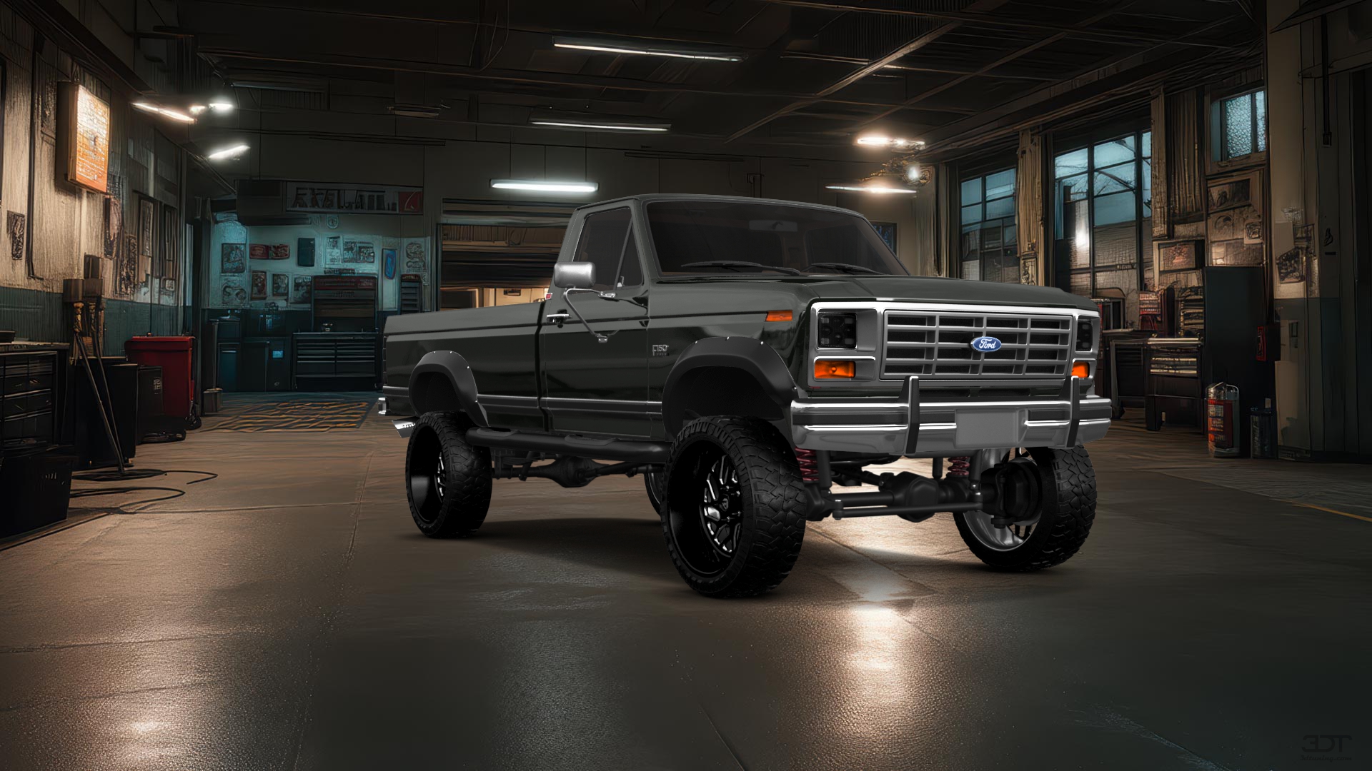 Ford F-150 2 Door pickup truck 1986 tuning